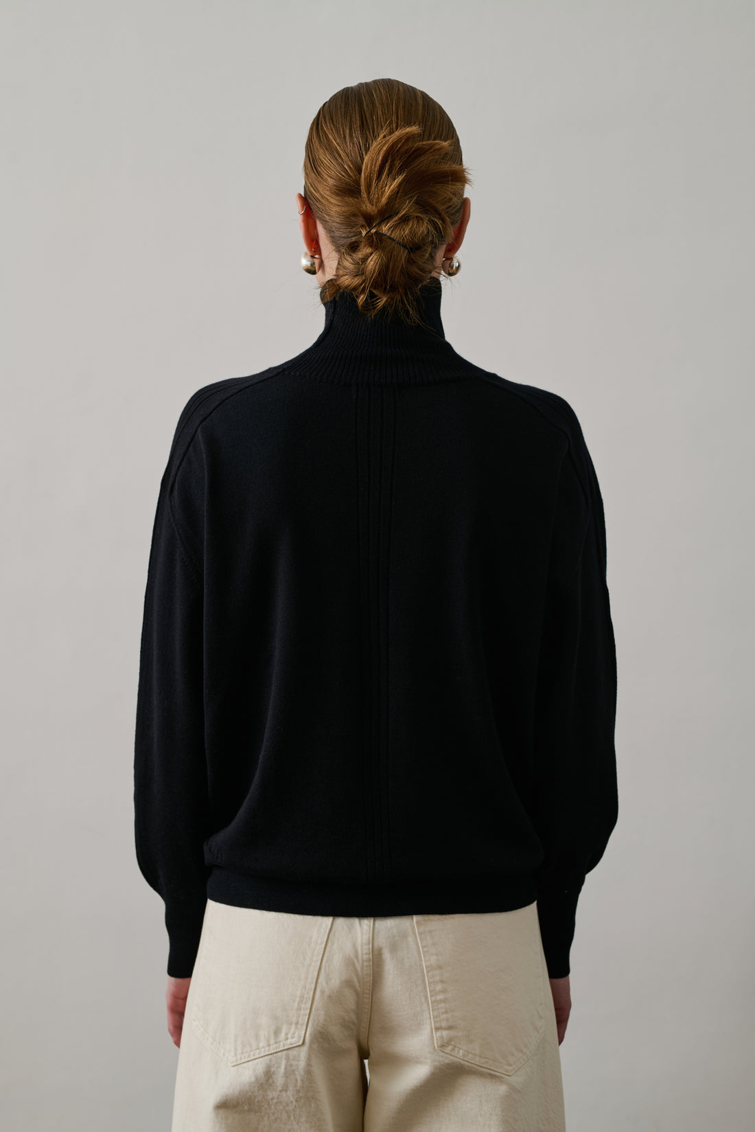 Pull Nord - Noir - Laine - Femme