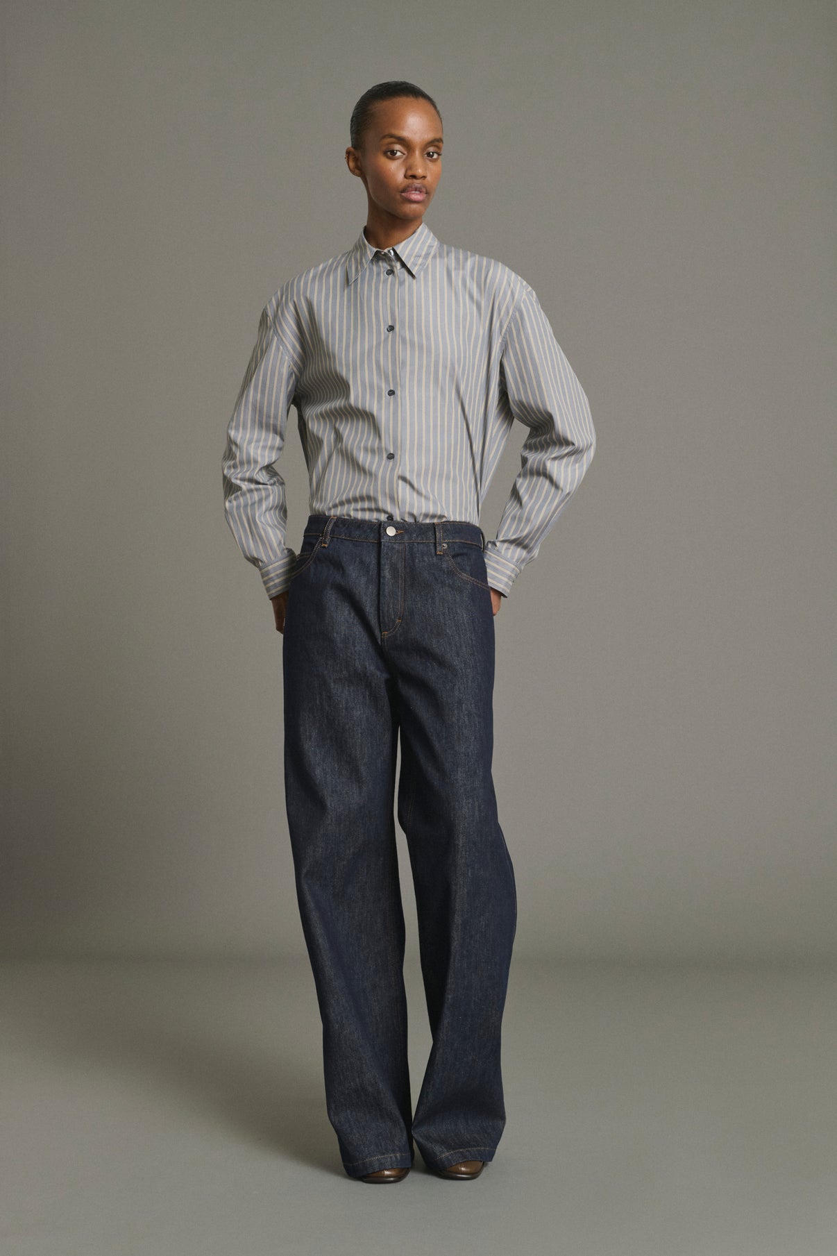 Vaqueros Calvin - Brut Denim recto Femme - Soeur vue 5