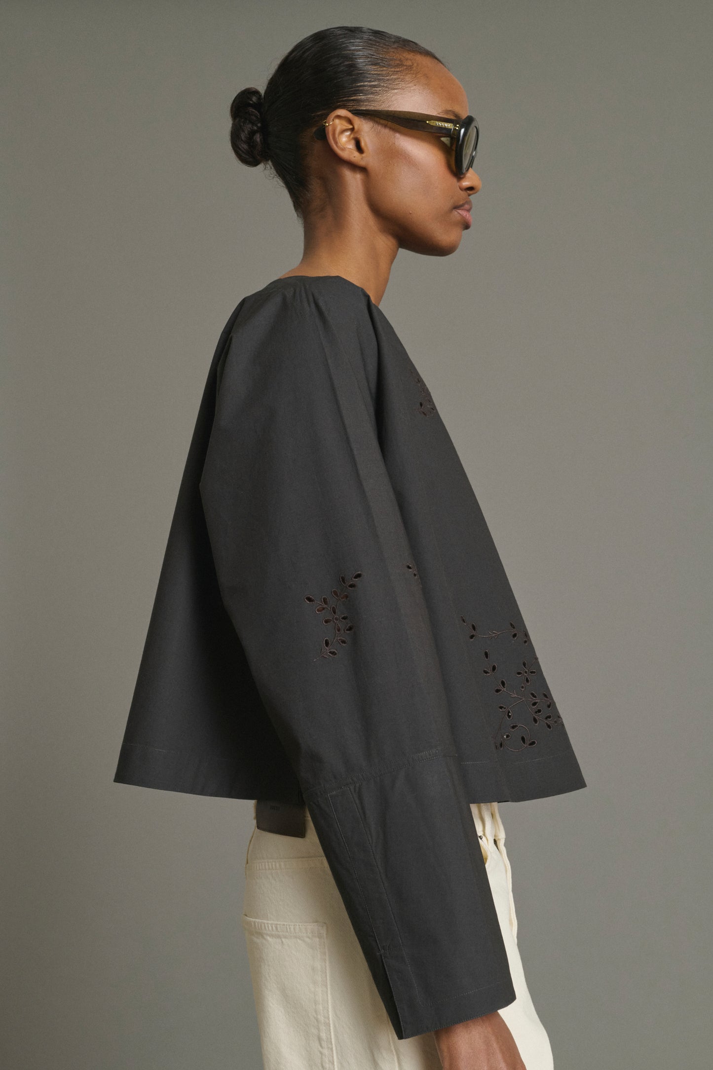 Blouse Hansel - Gris Anthracite - Coton - Femme