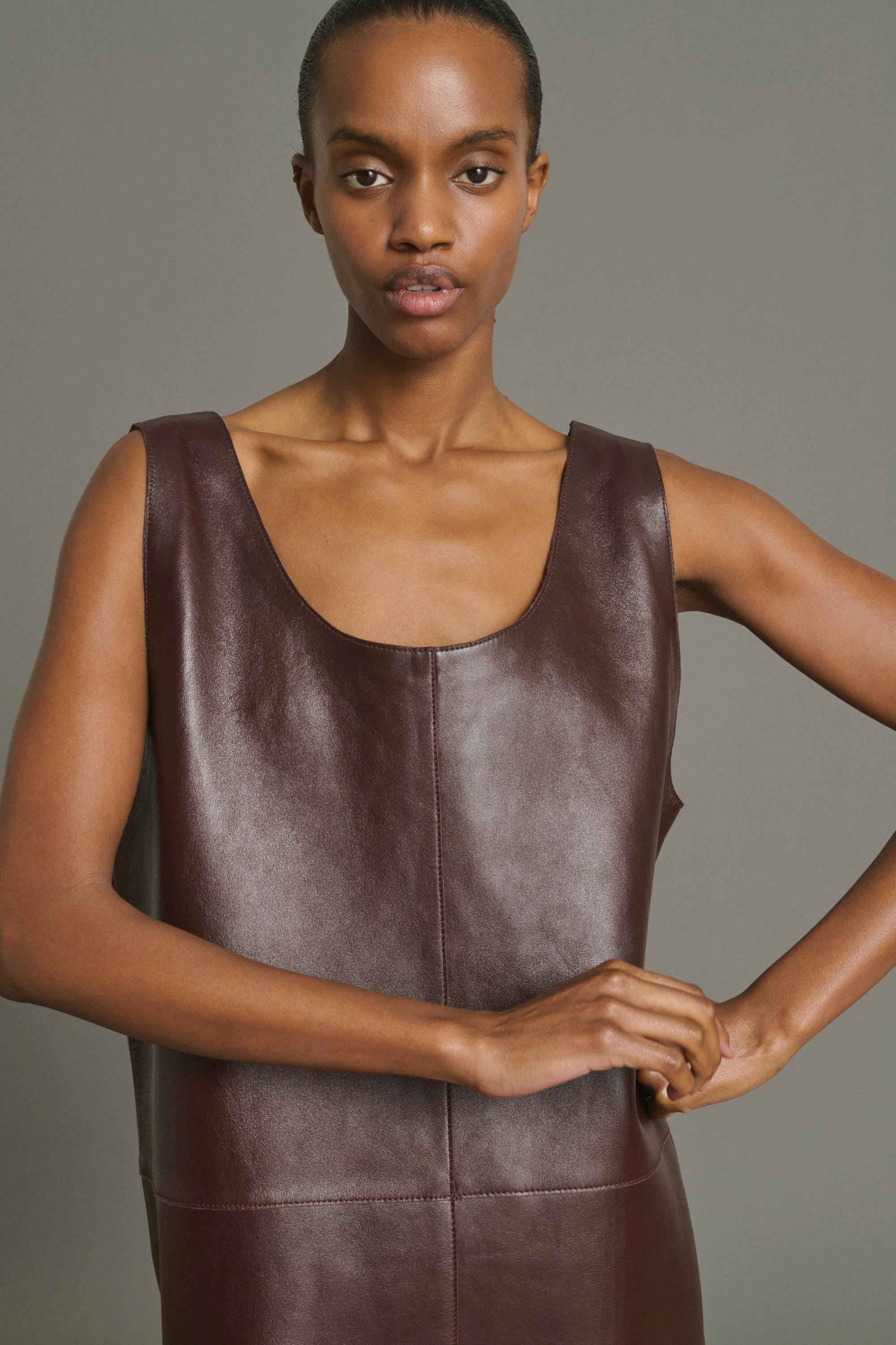 Dress JOA Burgundy
