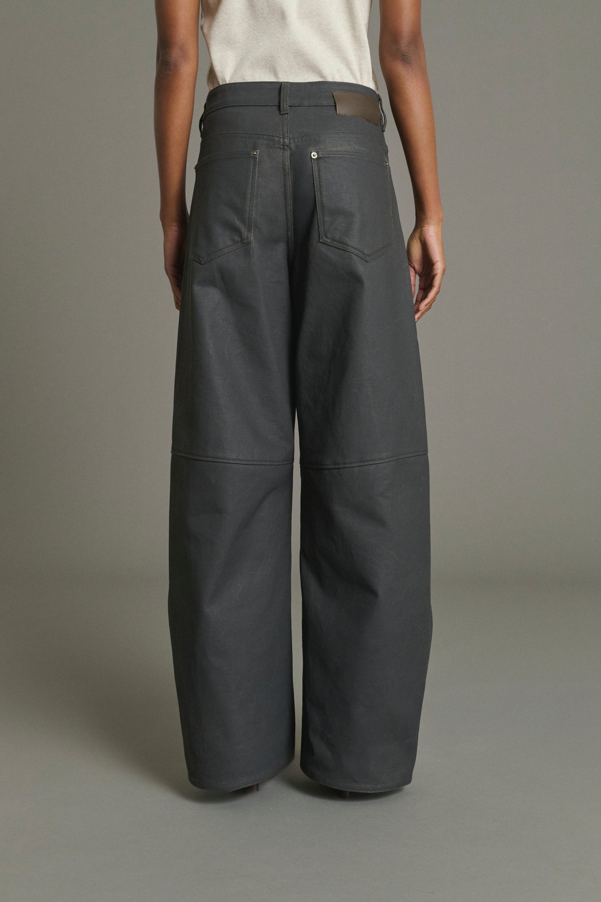 Vaqueros Jackson - Gris - Coton - Mujer vue 4