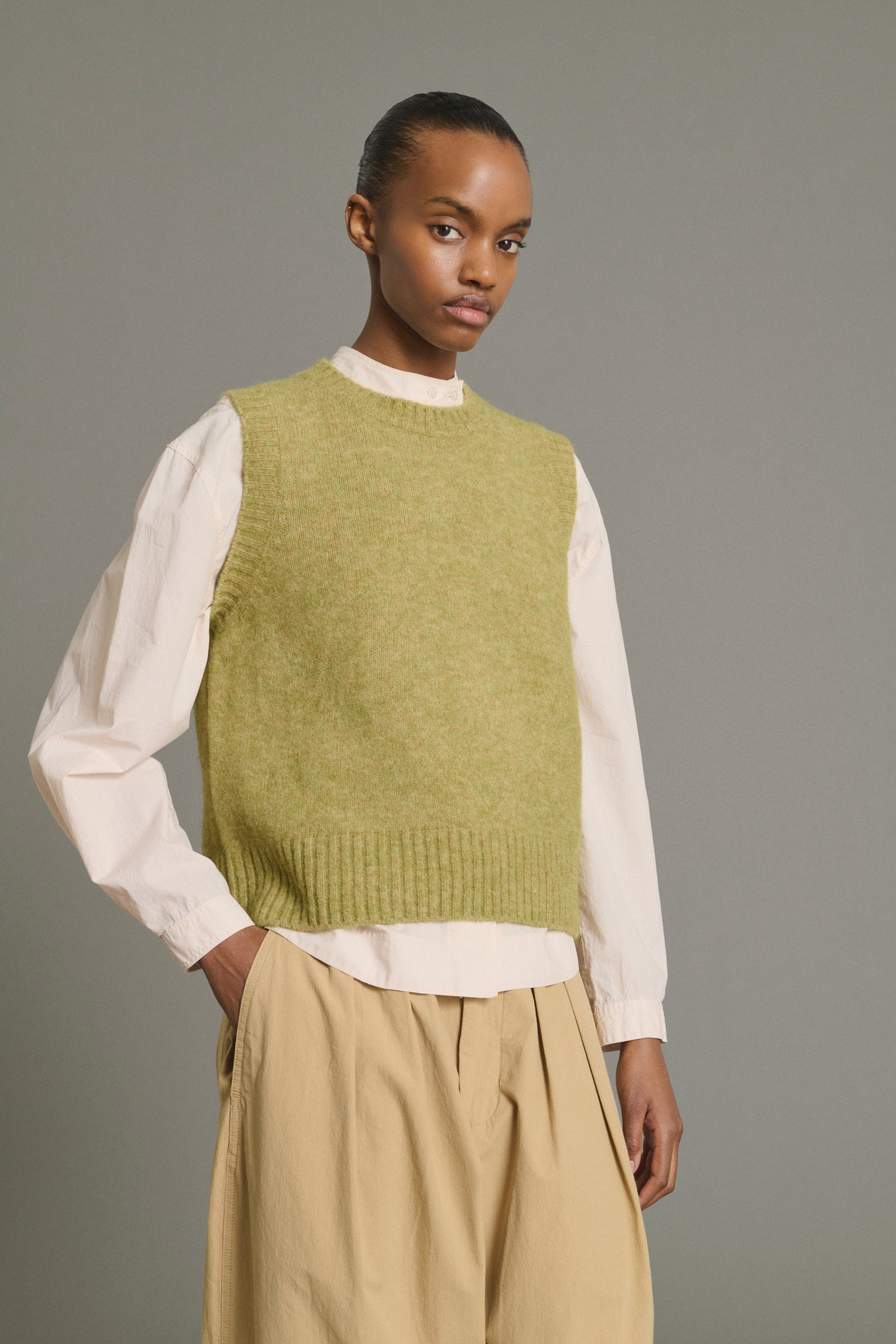 Sweater NAMASTE SAUGE