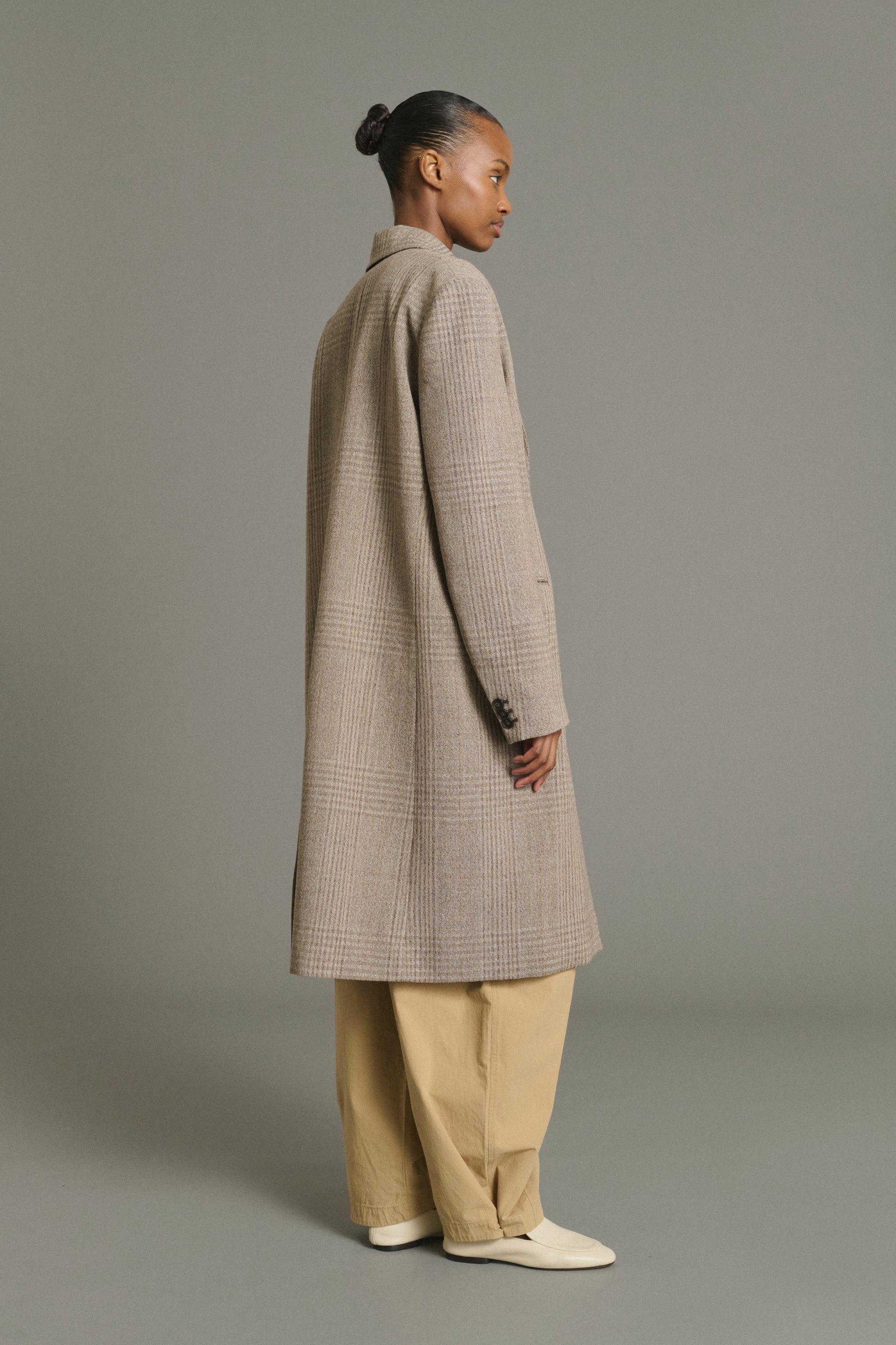 Coat LINCOLN Brown/Beige