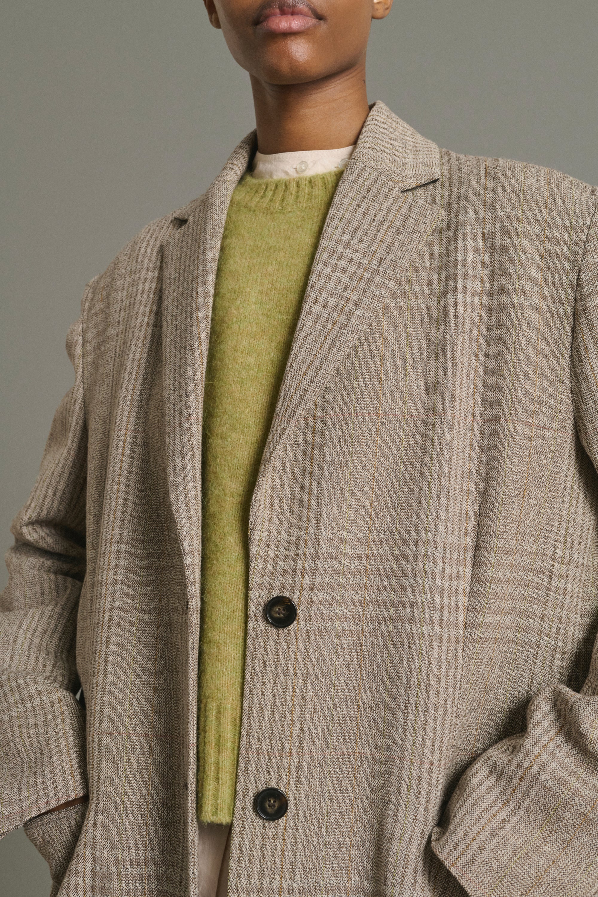 Coat LINCOLN Brown/Beige