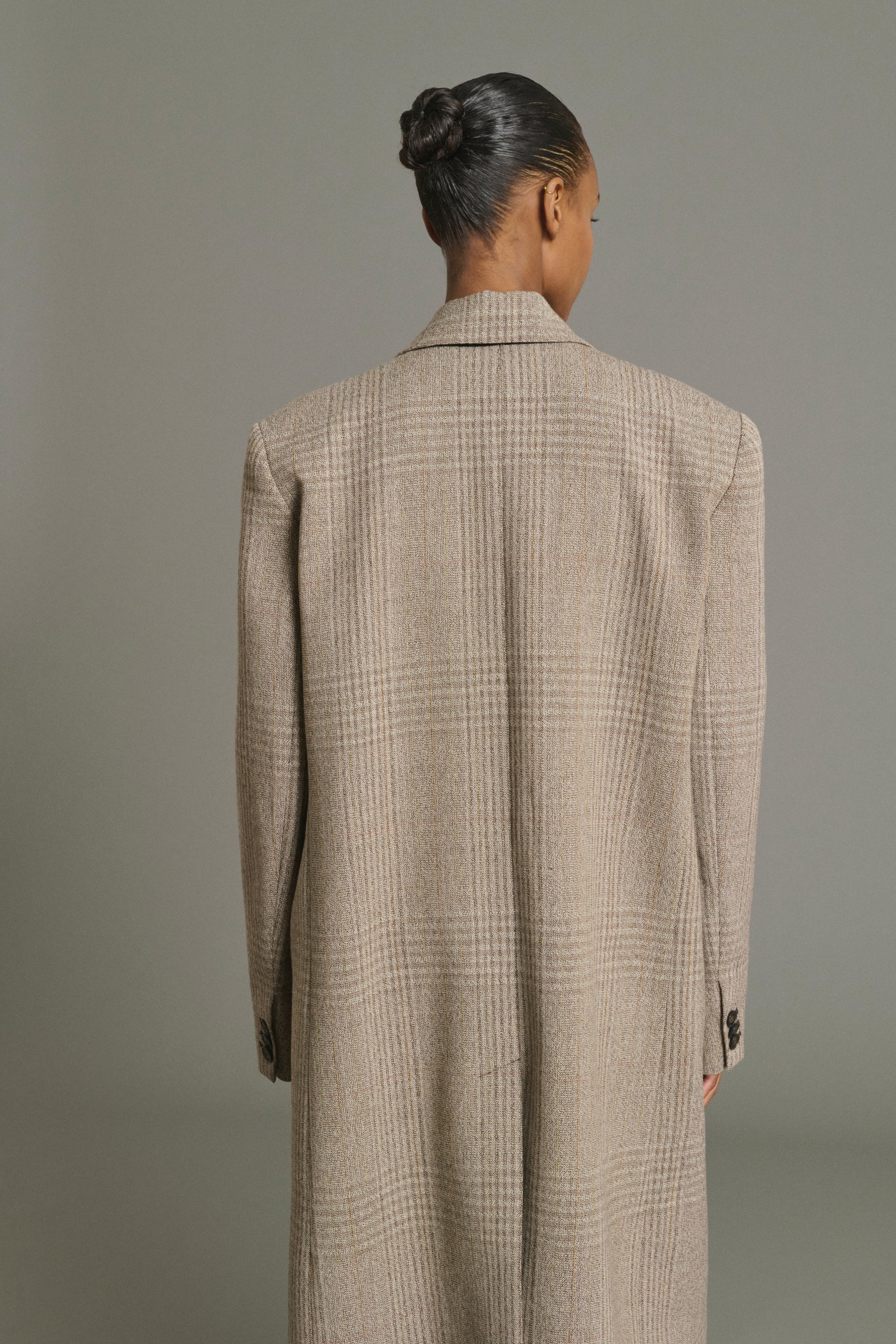 Coat LINCOLN Brown/Beige