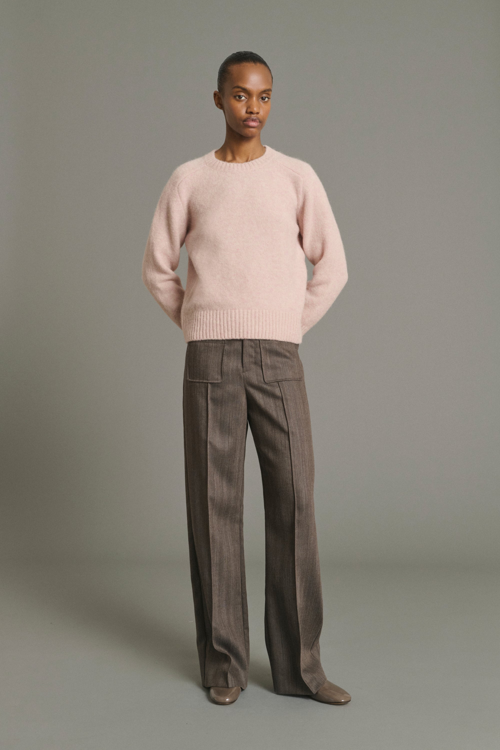 Trousers HAROLD Glacé Brown