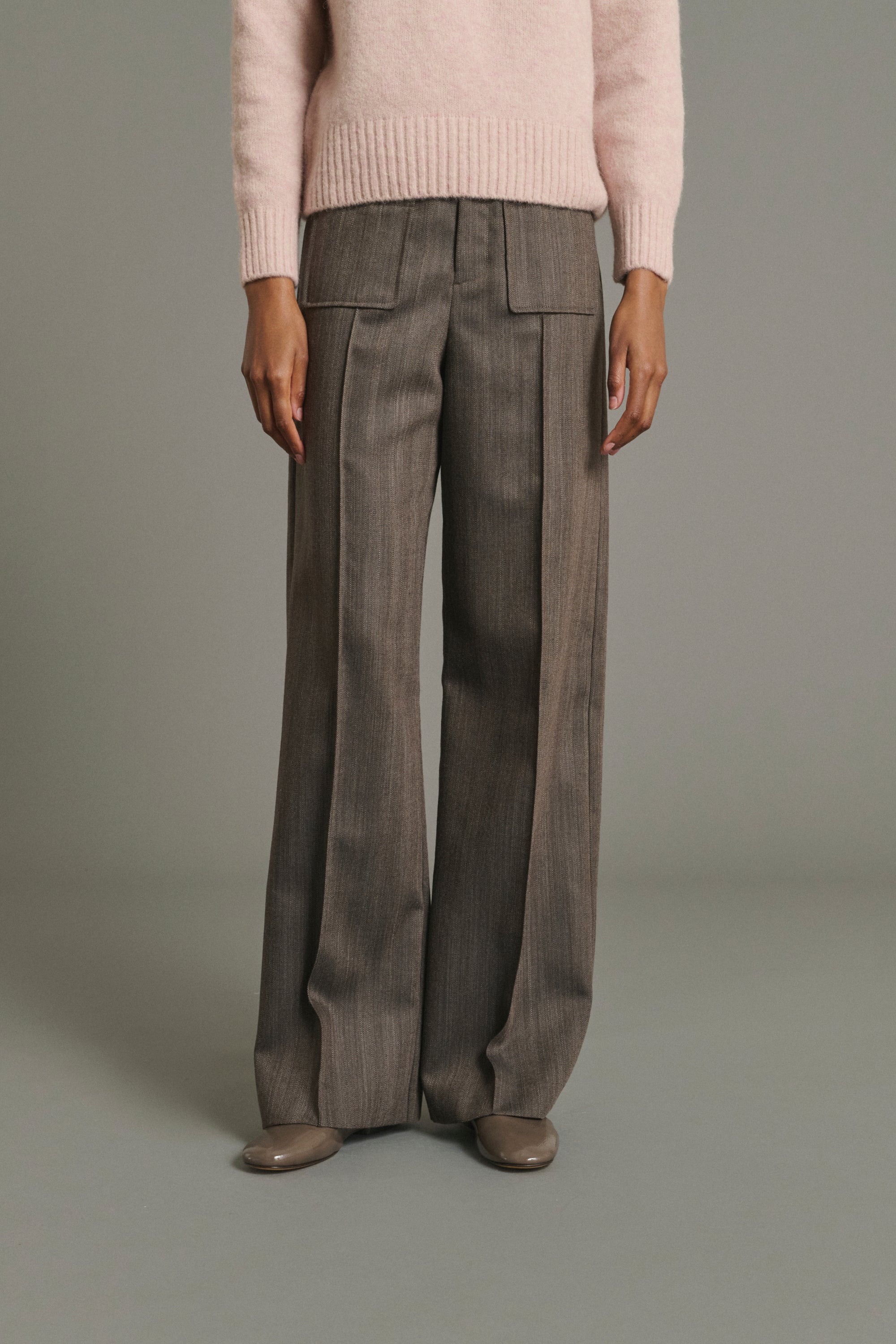 Trousers HAROLD Glacé Brown