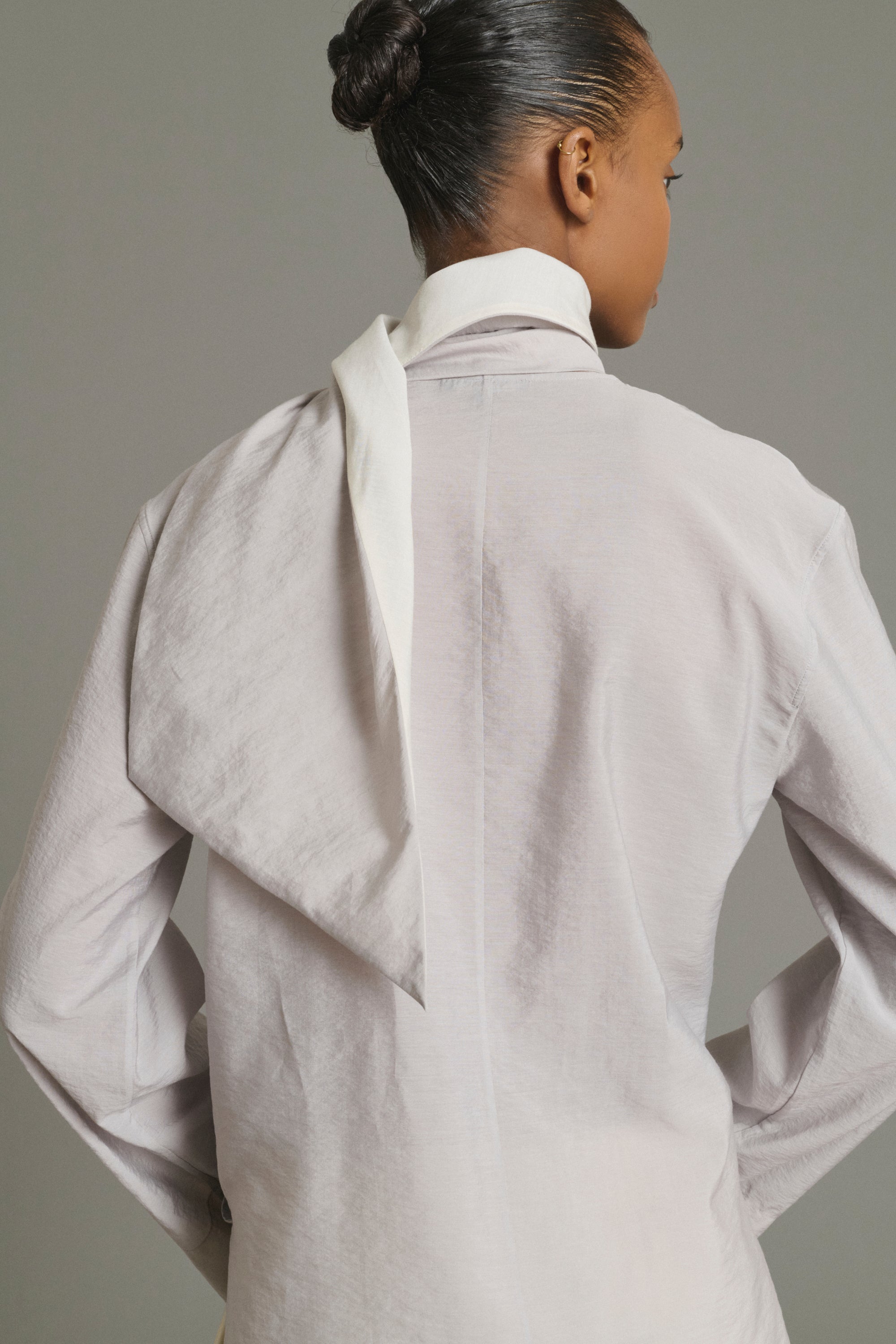 Blouse LEONORE Mauve Gray