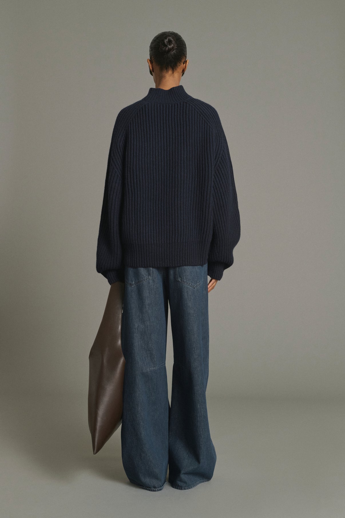 Pull Flamand - Navy Laine Mérinos Grosses Côtes - Soeur vue 4