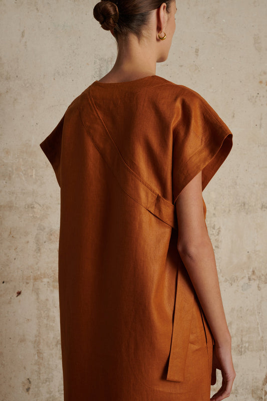 VESTIDO USHUAIA NARANJA