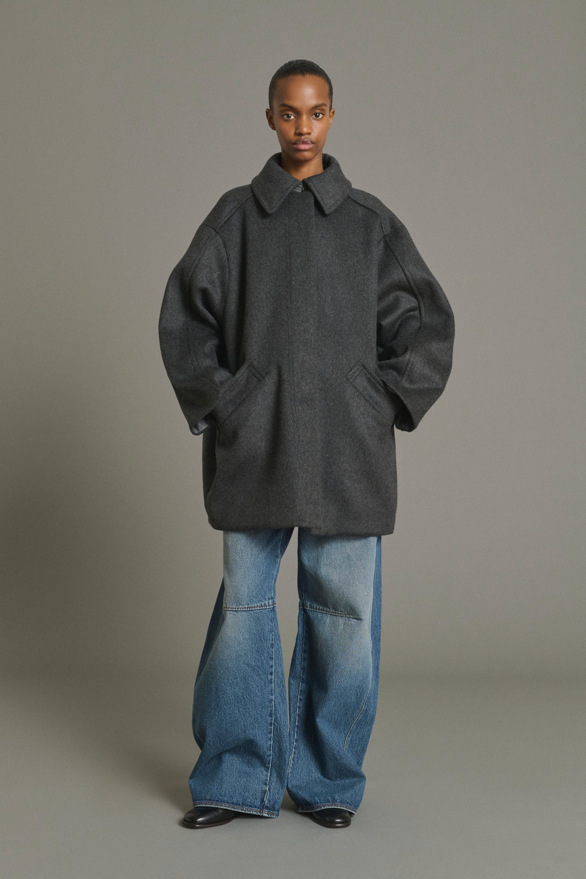 Coat KASPER Charcoal Heathered