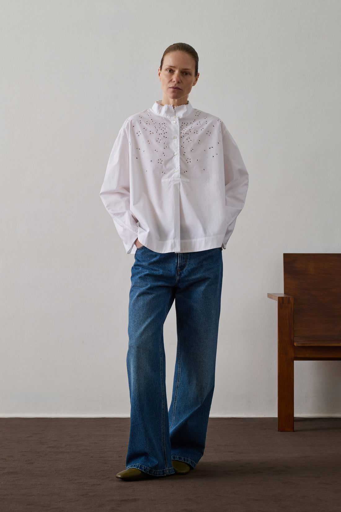 Chemise Greece - Blanc - Coton - Femme