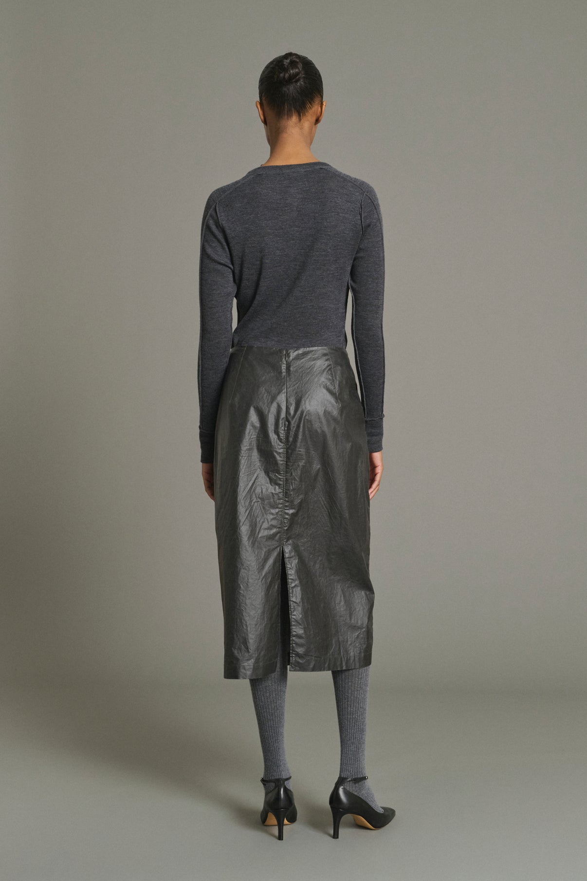 Jupe Flavia - Marron Foncé - Coton - Femme vue 2