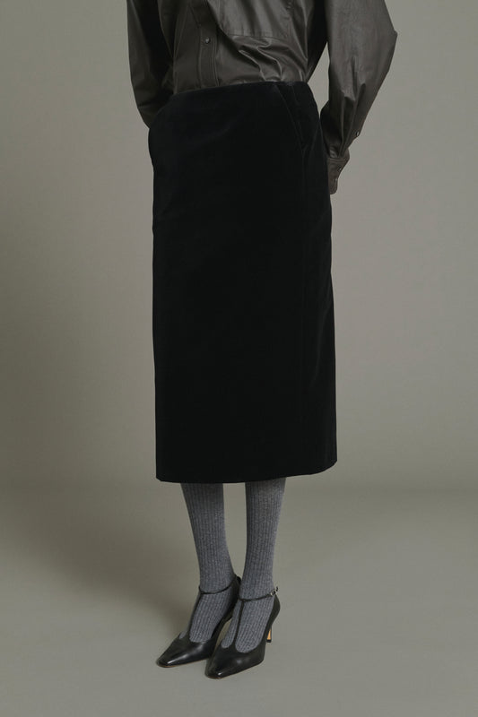 Jupe Flavia - Noir - Coton - Femme