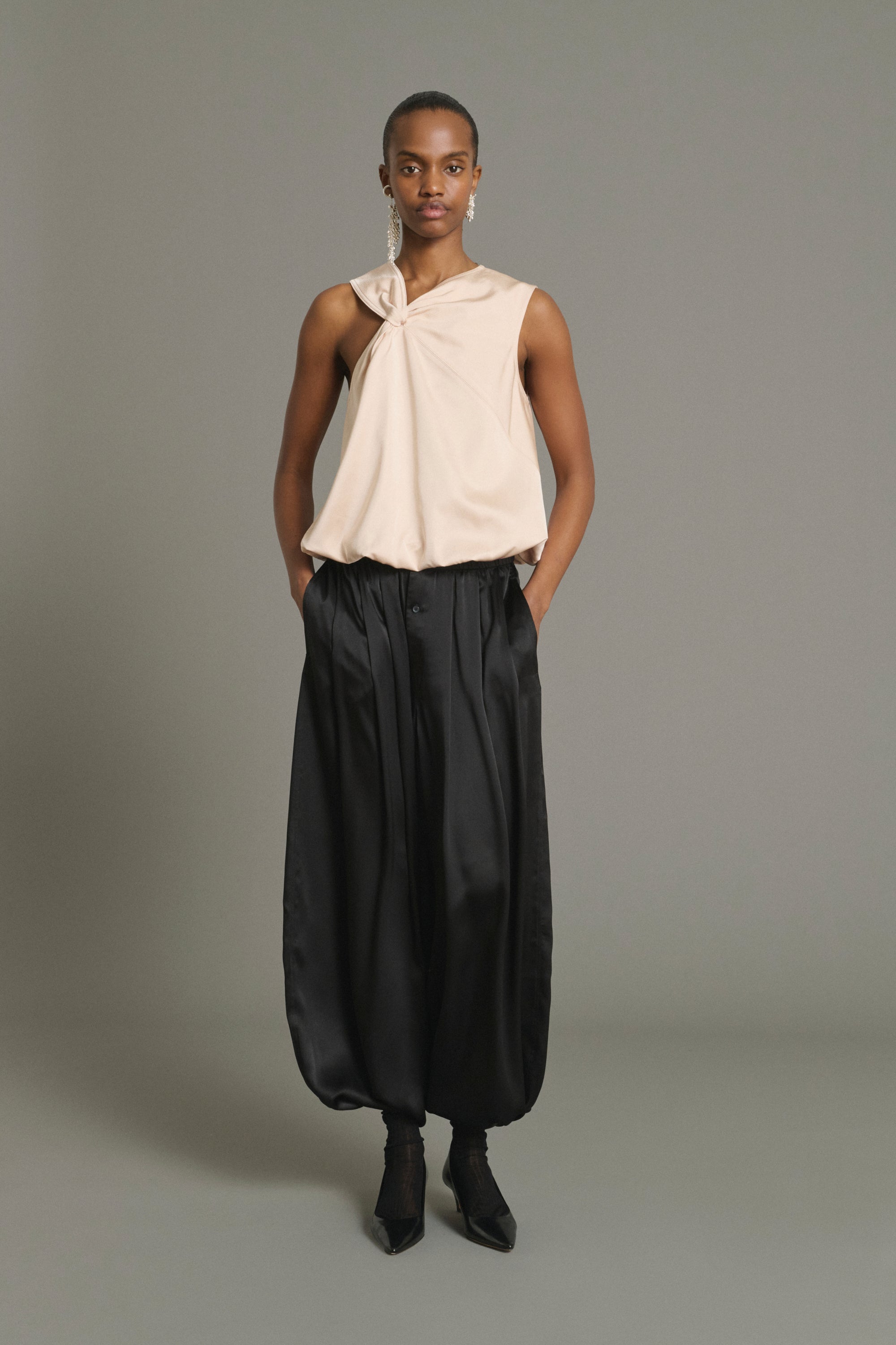 Trousers LEOPOLD Black