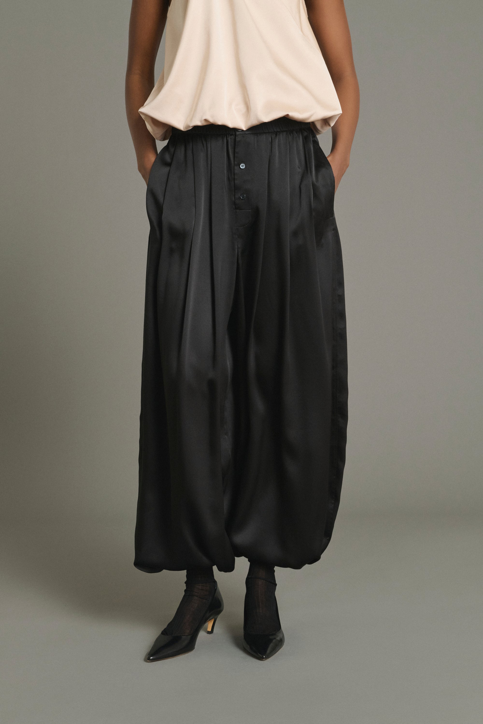 Trousers LEOPOLD Black
