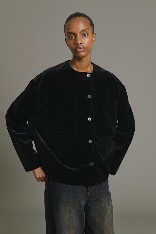 Veste Louis - Noir - Coton - Femme