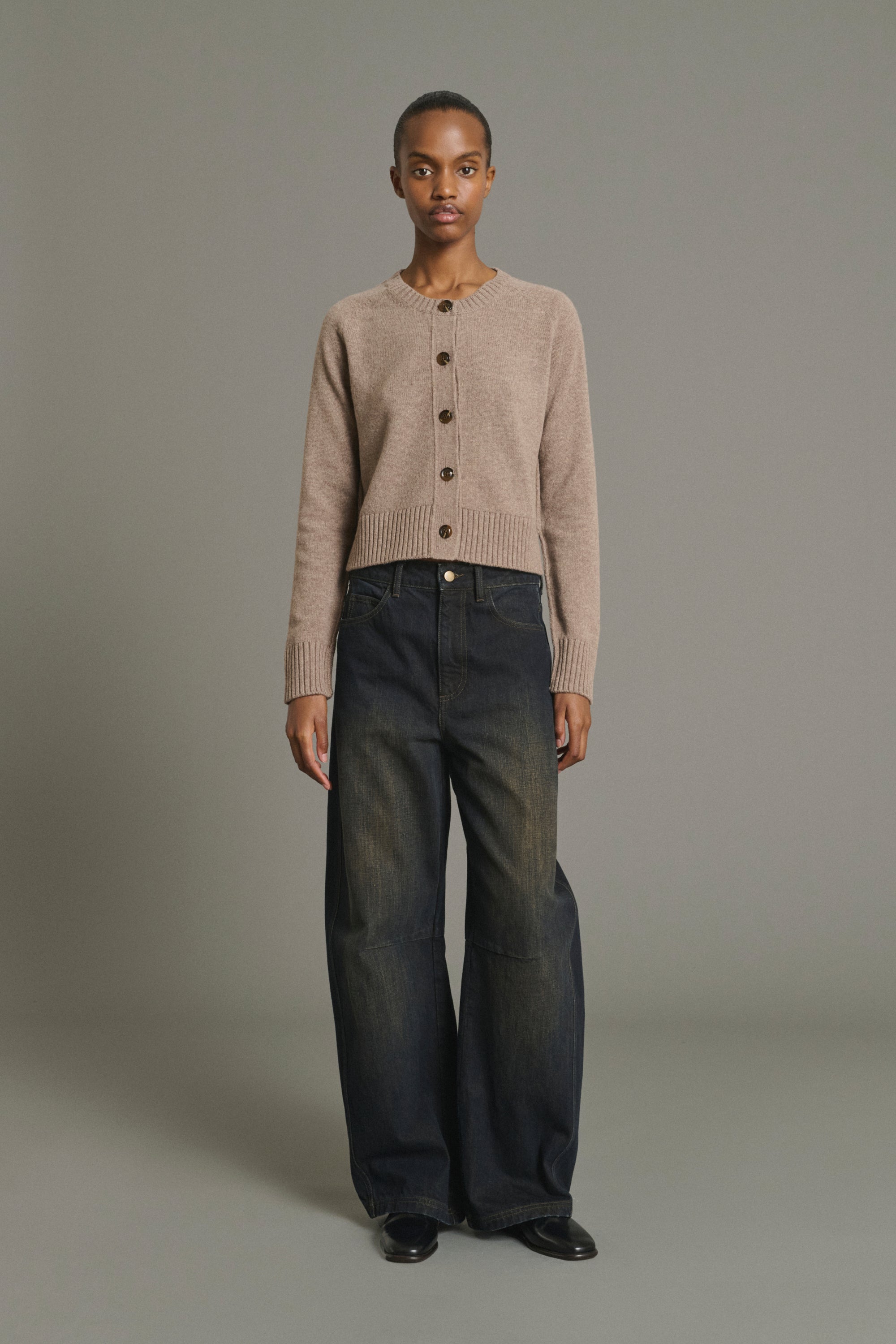 Cardigan VIRGINIA Heather Beige