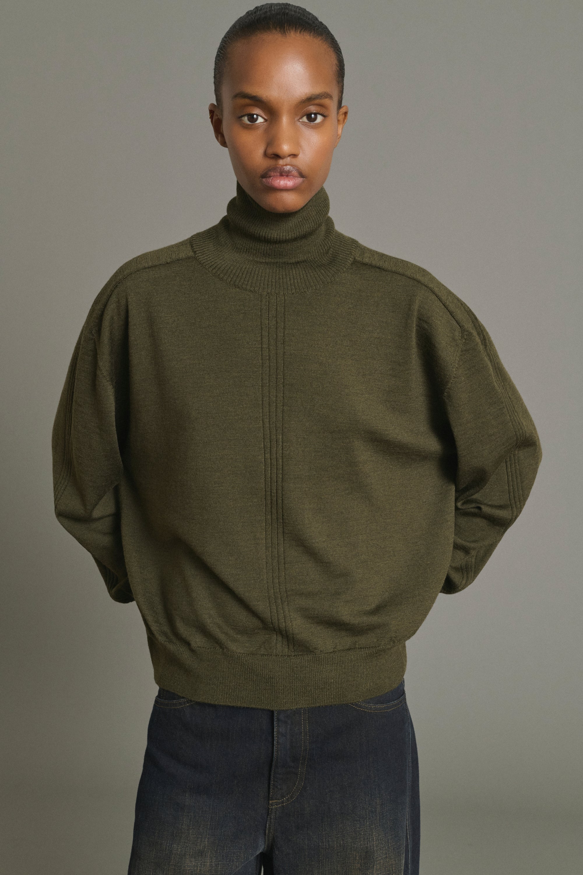 Sweater NORD Khaki Dark
