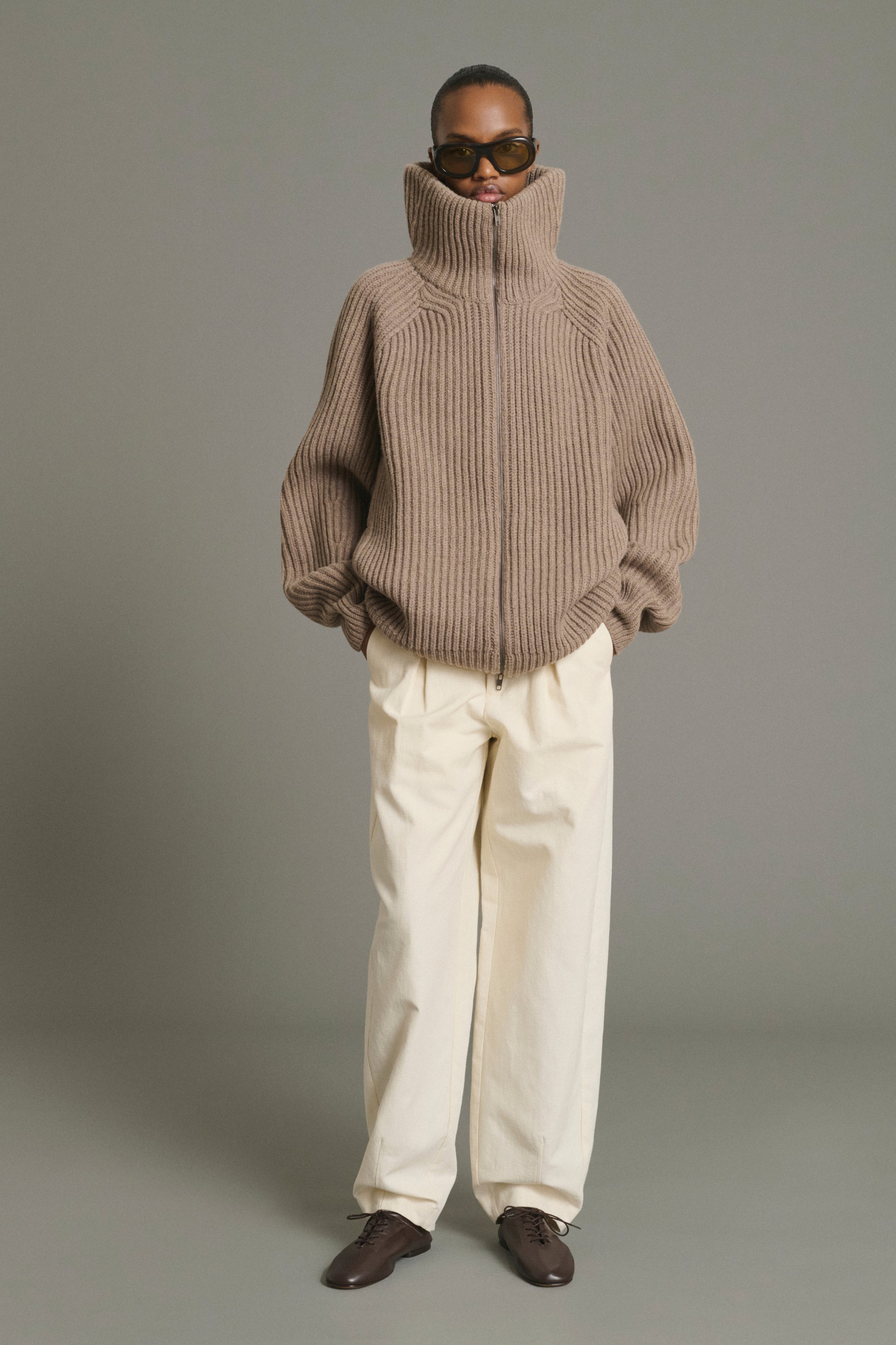 Trousers BAPTISTE Ecru