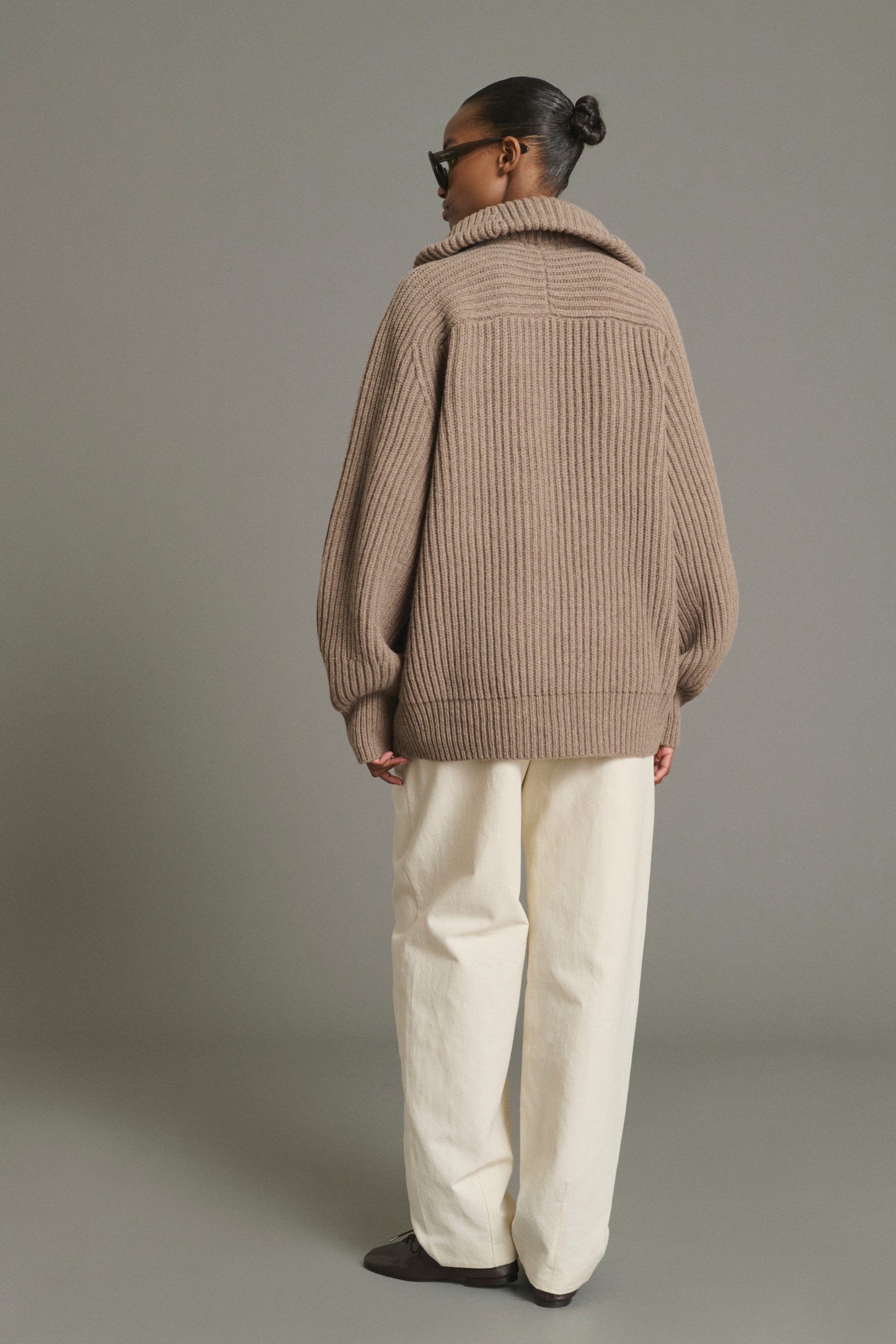 Trousers BAPTISTE Ecru