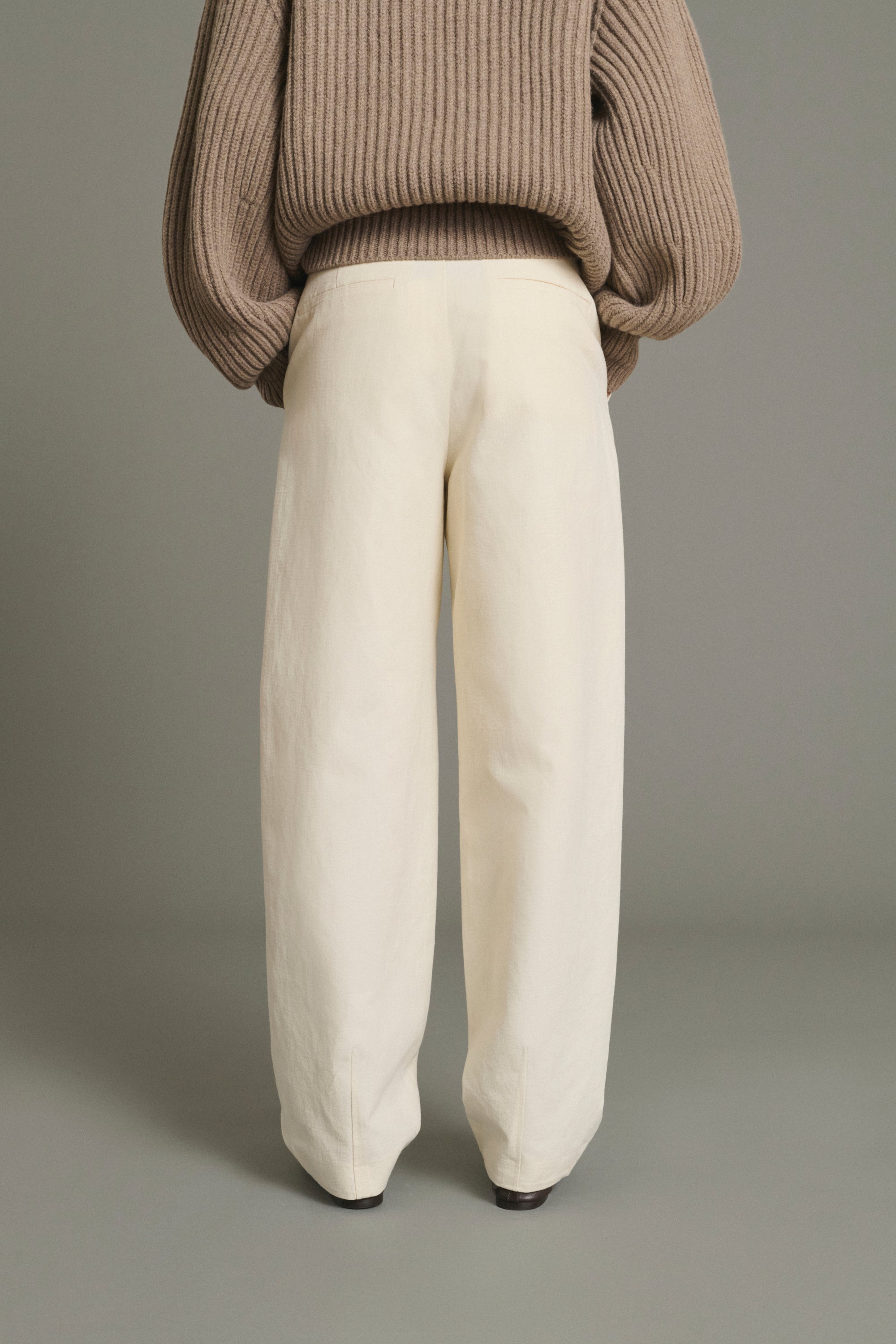 Trousers BAPTISTE Ecru