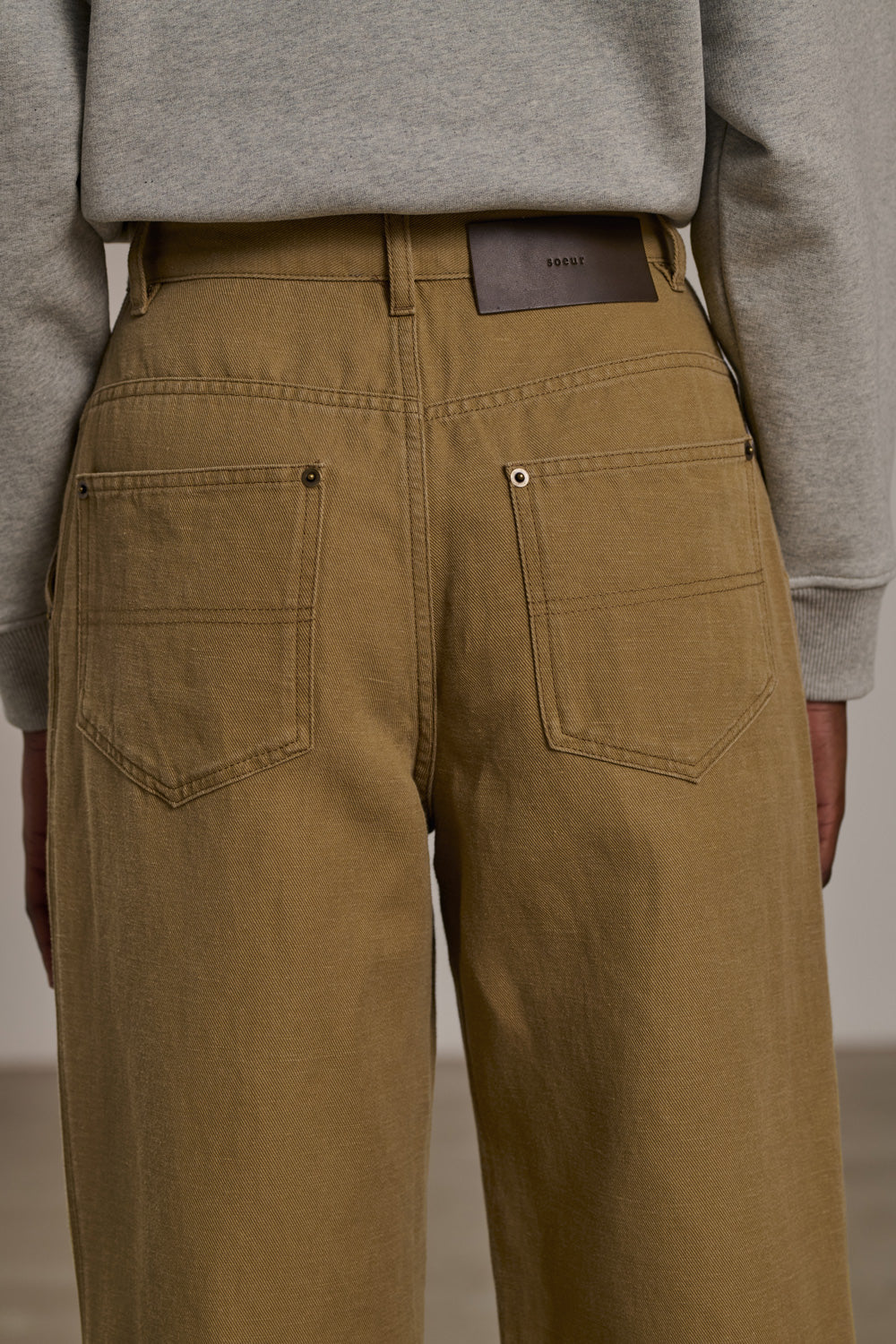 Pantalon Carl - Beige - Coton - Femme