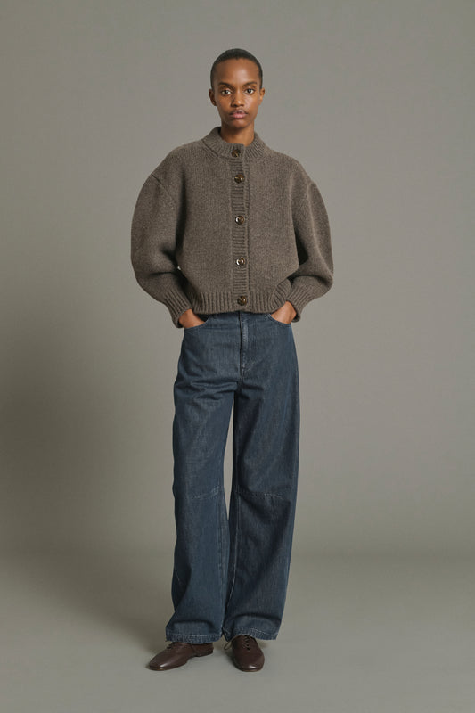 Vaqueros Eliott - Azul Gris - Coton - Mujer