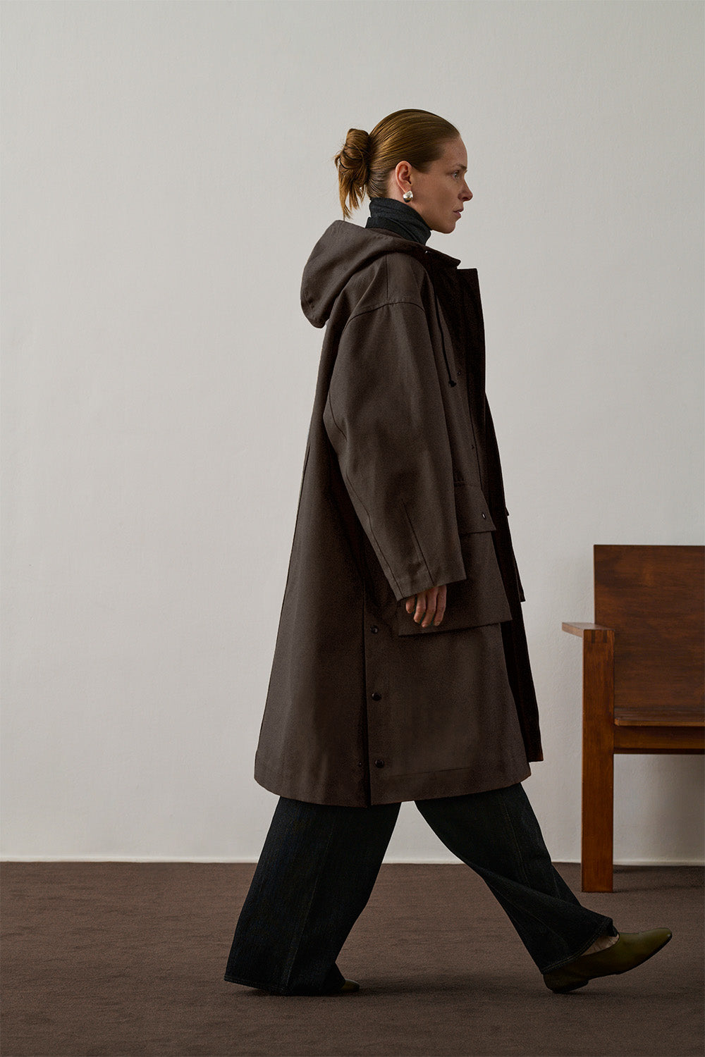 Trench Faith - Marron - Coton - Femme vue 2