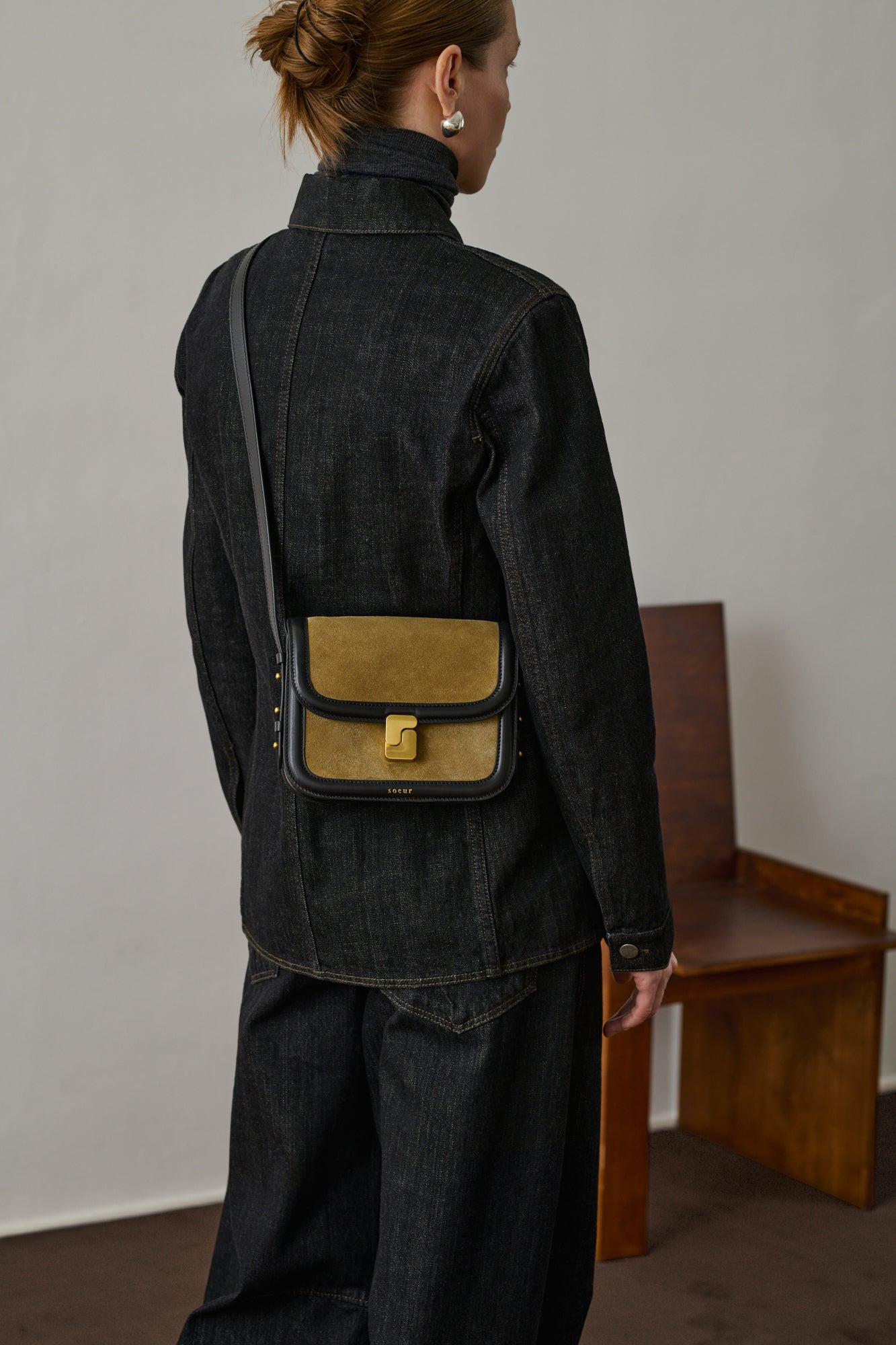 Bellissima Mini Bag - Bronze - Leather - Woman