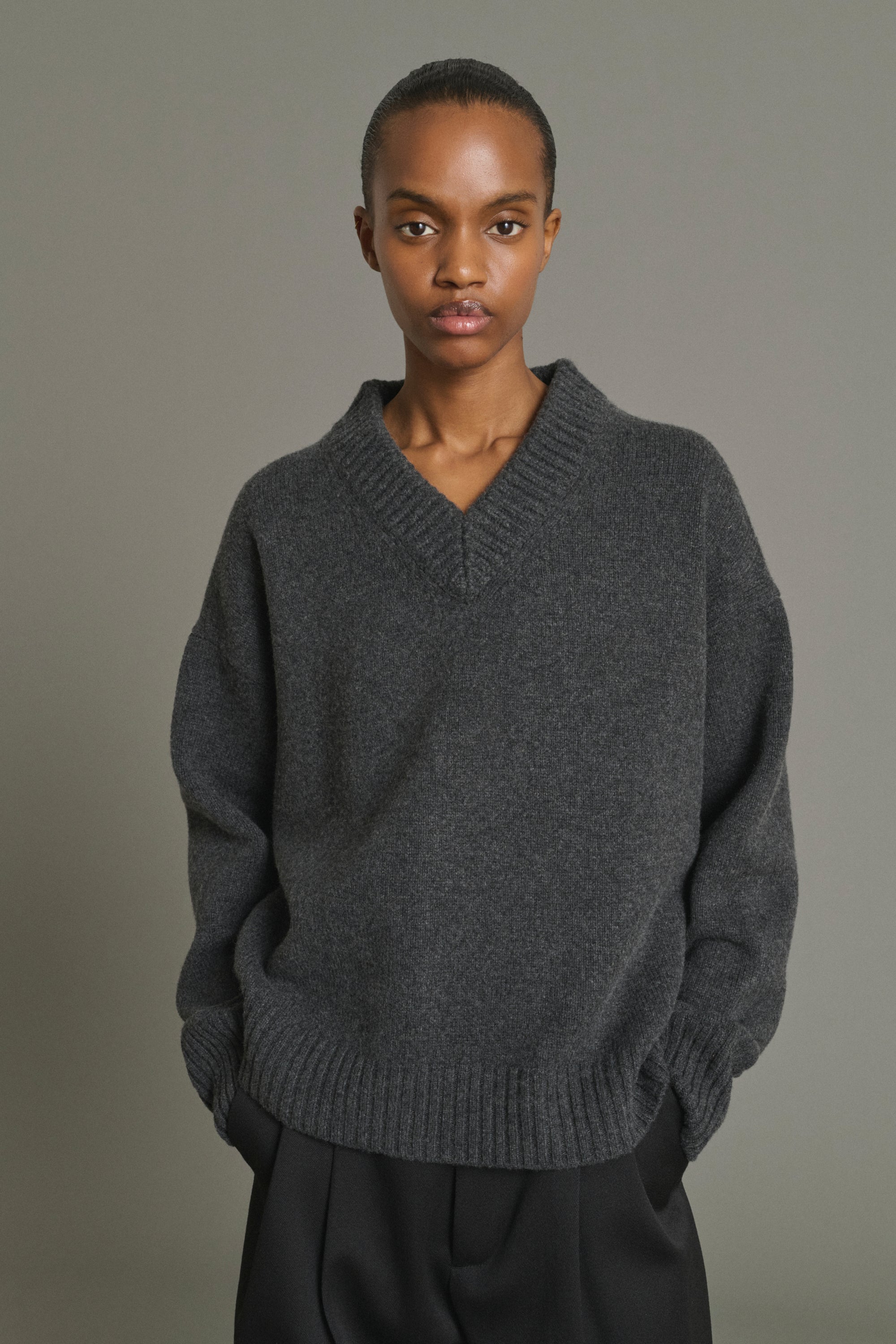 Sweater JULIE Charcoal Gray
