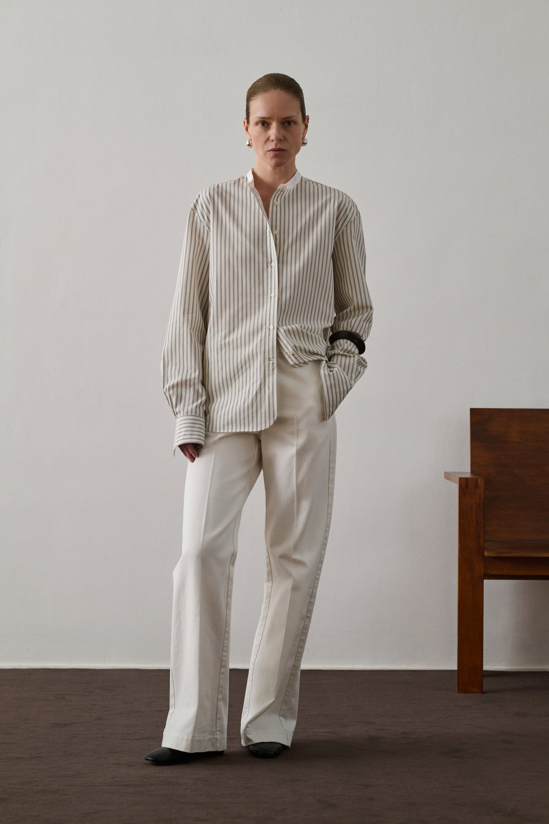 Jean California - Craie - Coton - Femme