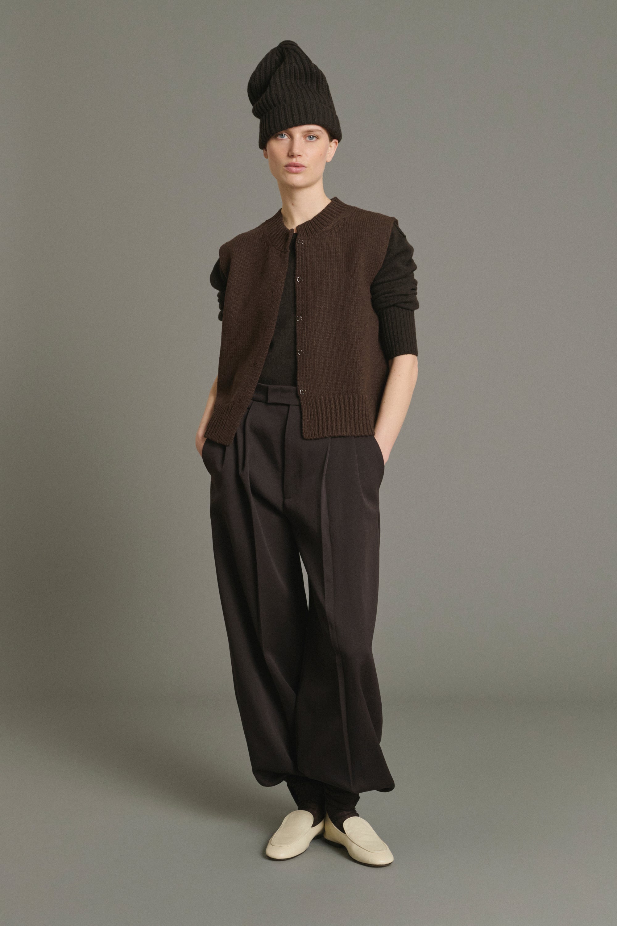 Cardigan KALYANEE Chocolate