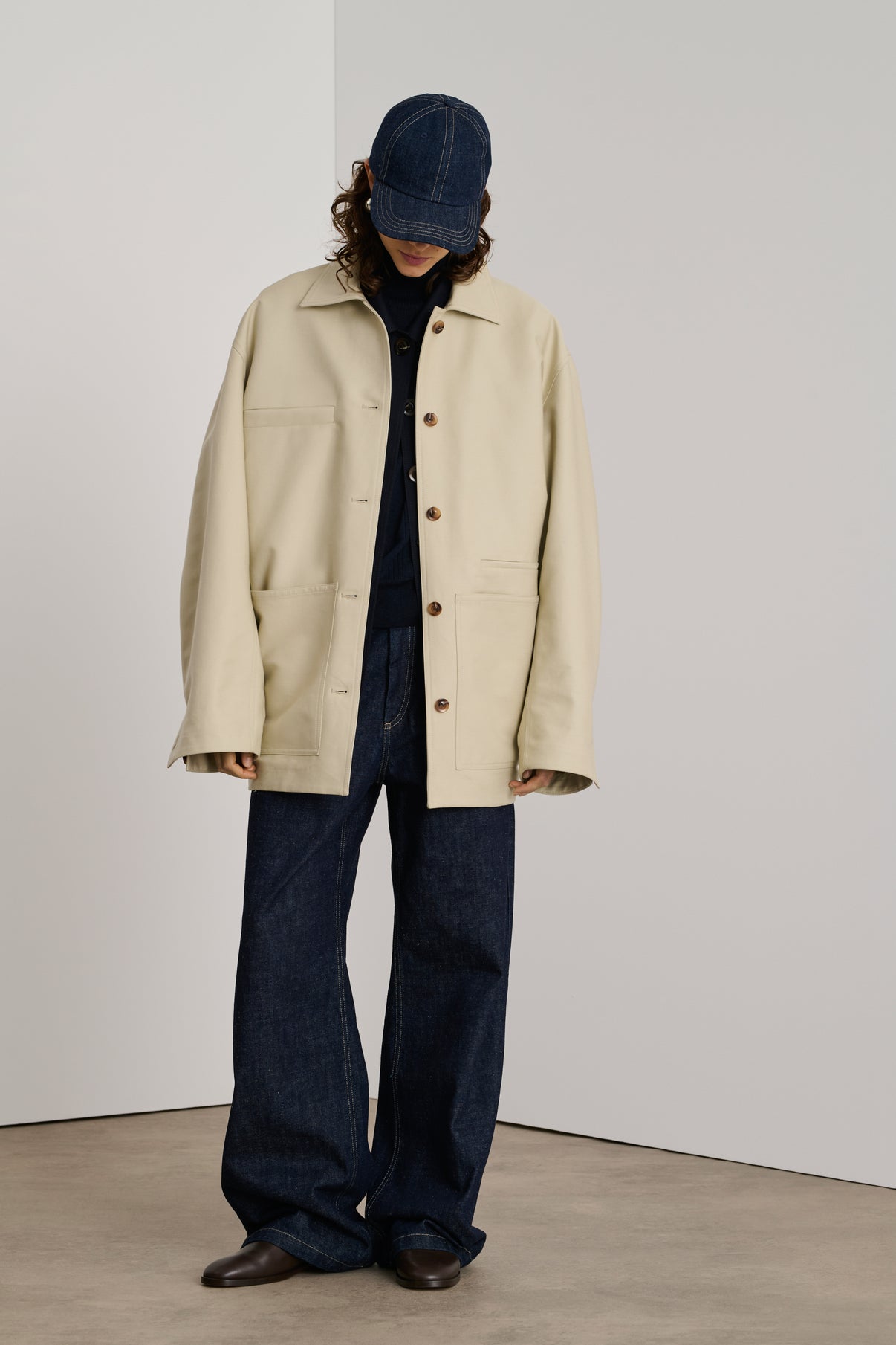 Veste Domingo - Mastic - Coton - Femme vue 2