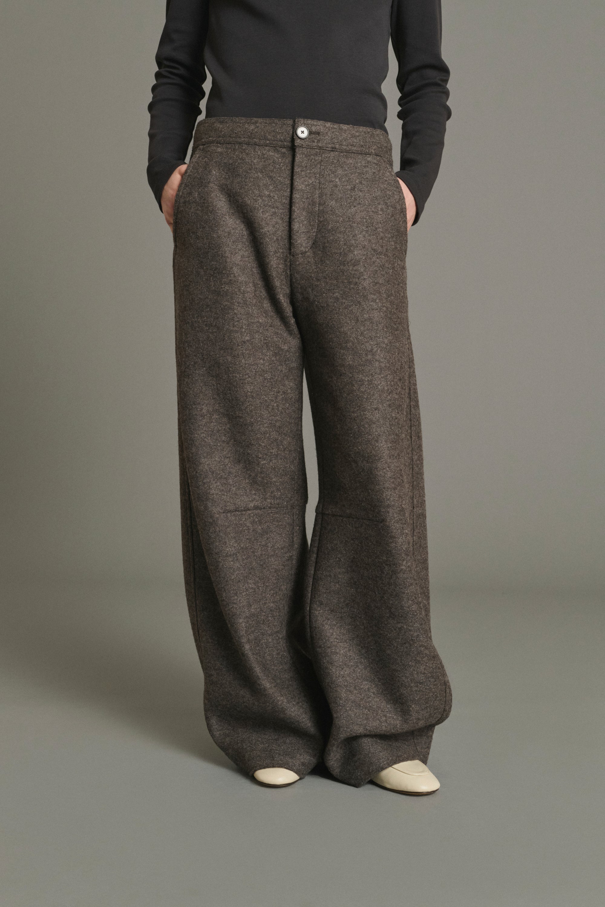 PANTALON GIBSON TAUPE CHINÉ