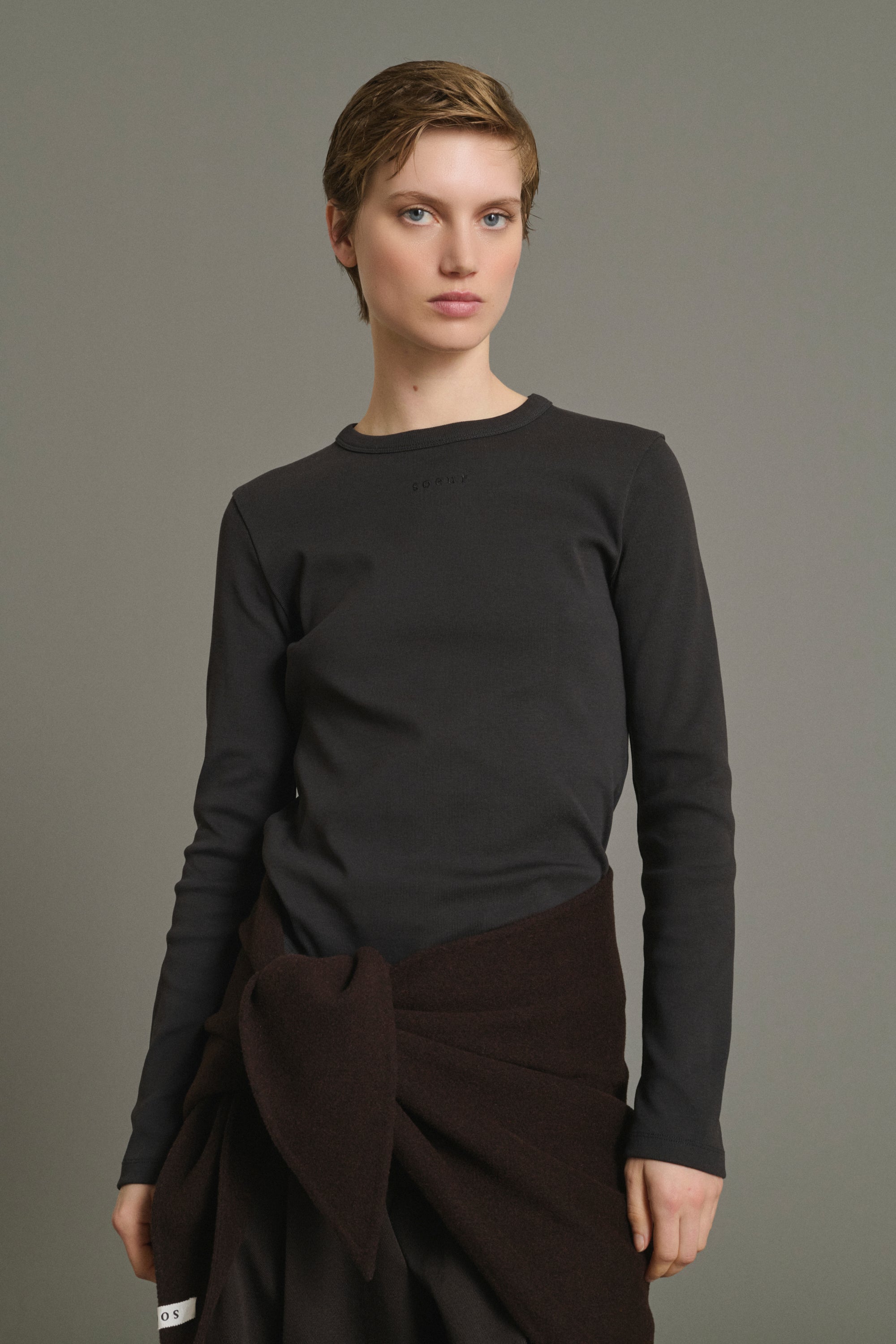 T-shirt FLAVIE Charcoal