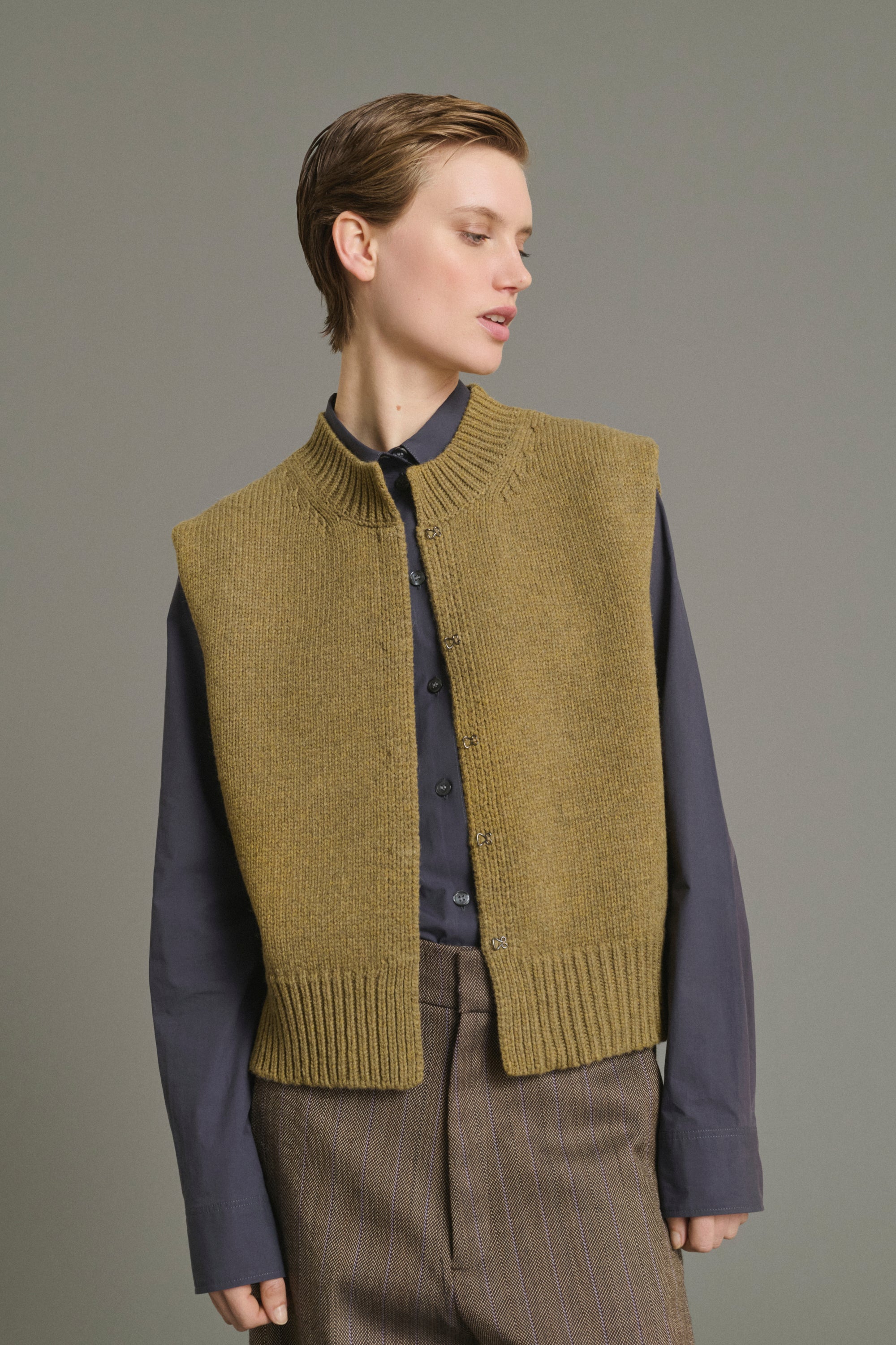 Cardigan KALYANEE TILLEUL