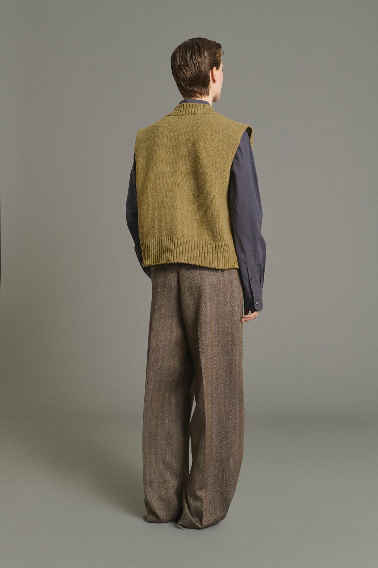 Cardigan Kalyanee - Tilleul - Laine - Femme vue 2