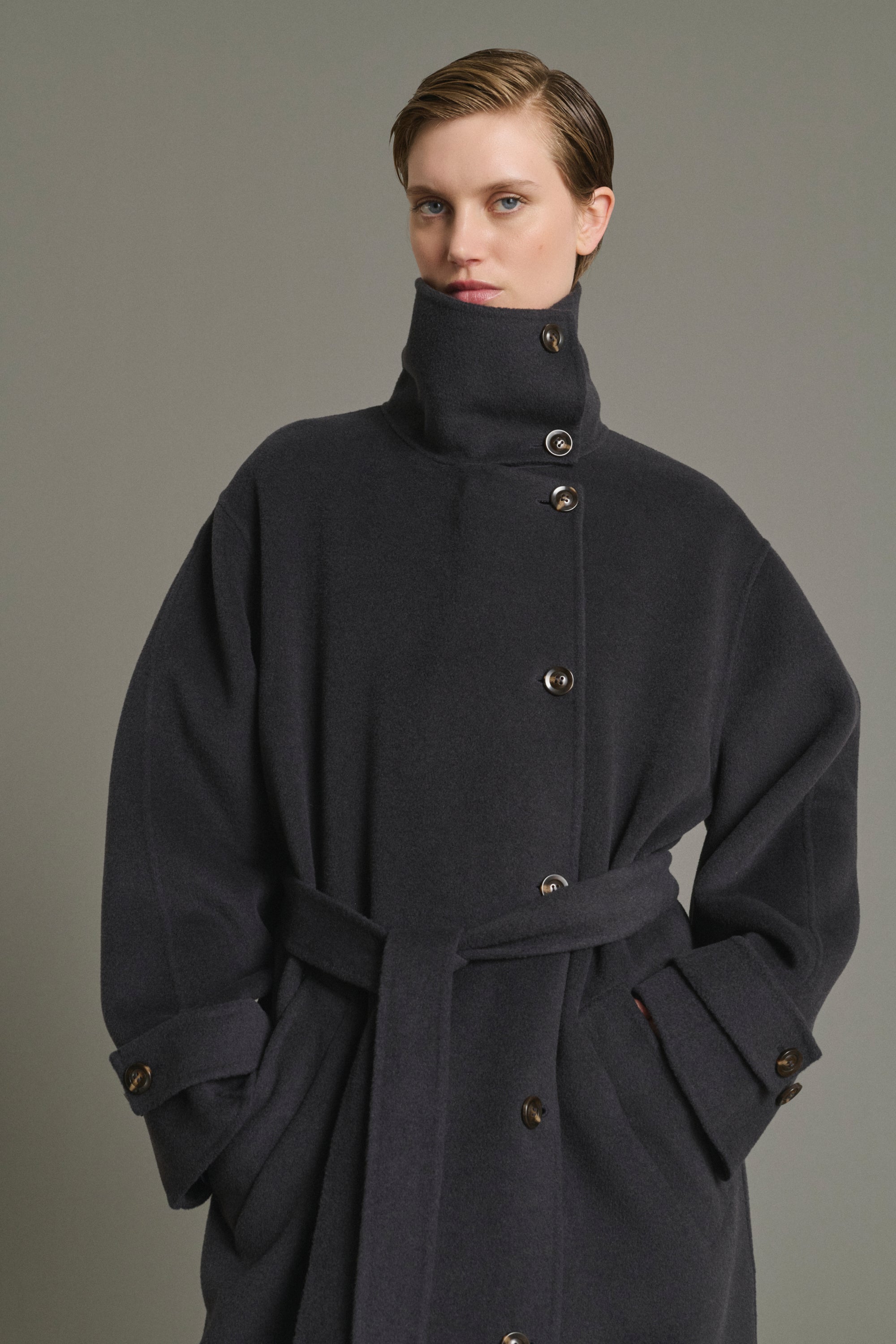 Coat JAMES Charcoal
