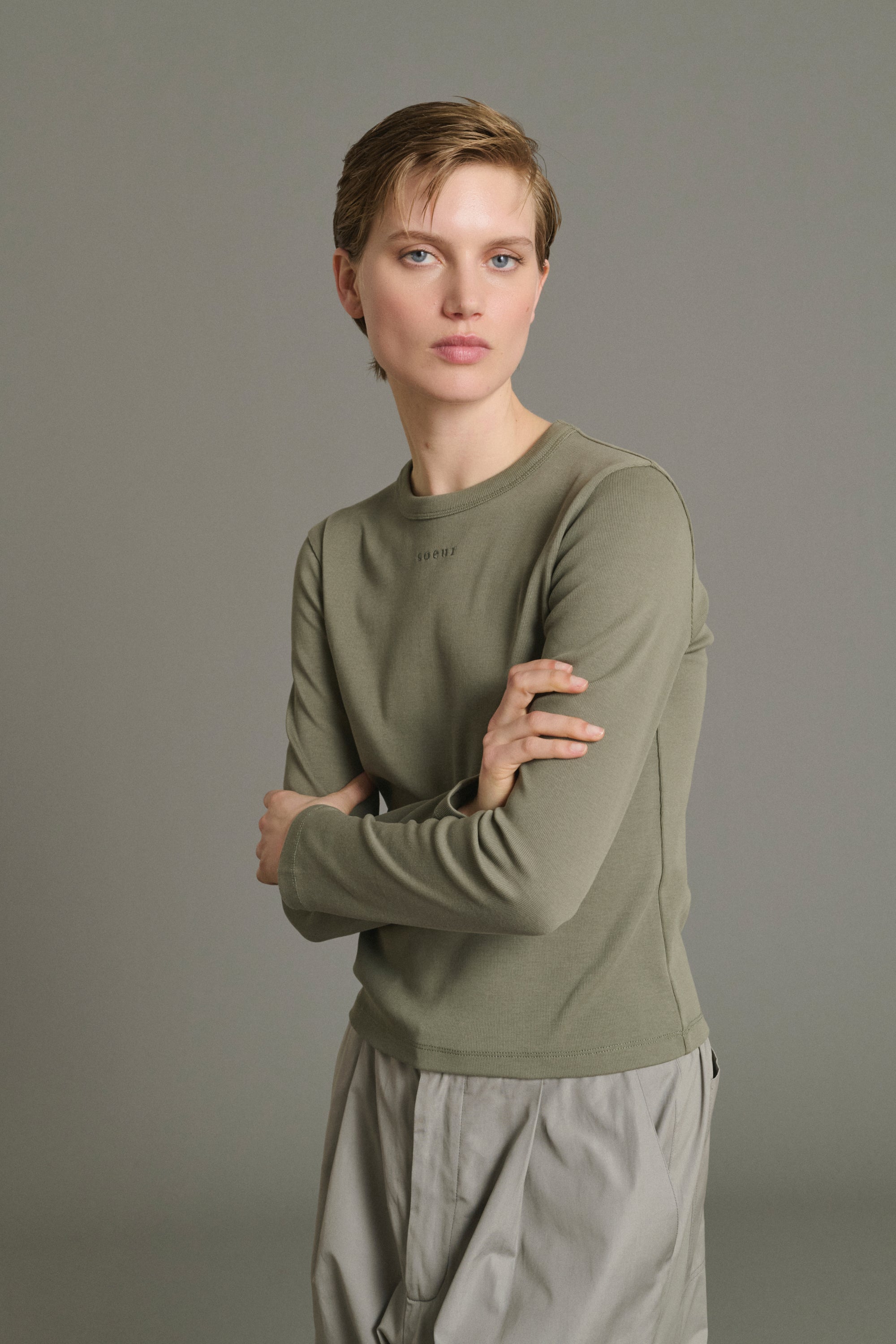 T-shirt FLAVIE Sage Green