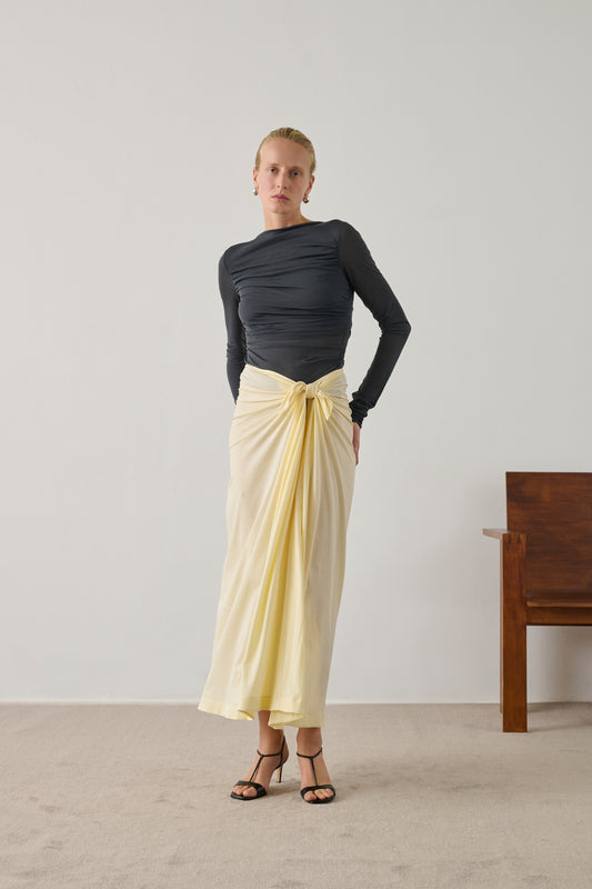 Jupe Goa - Jaune Pâle - Coton - Femme