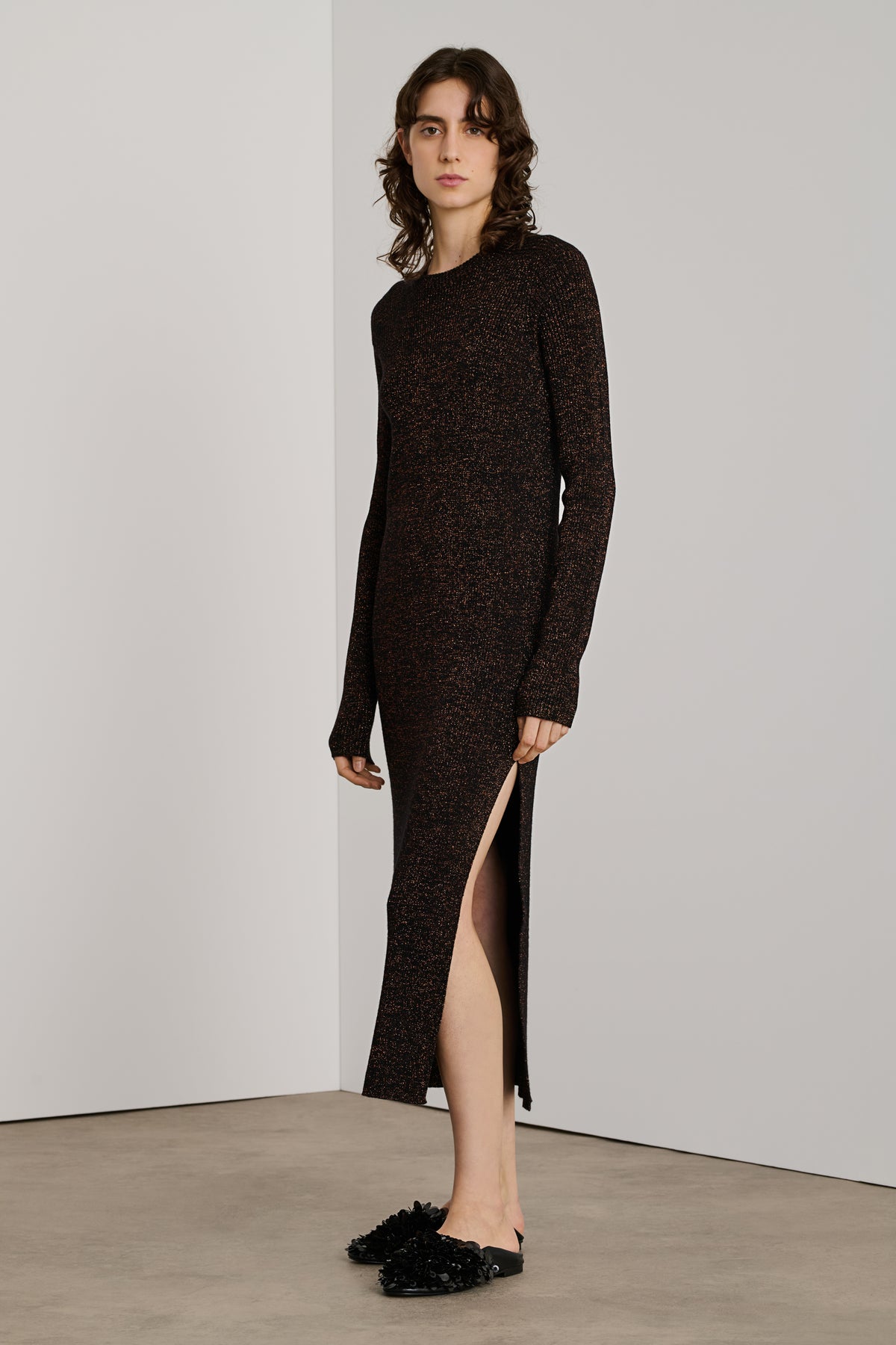 Vestido Helen - Negro/Caramelo - Mujer vue 1