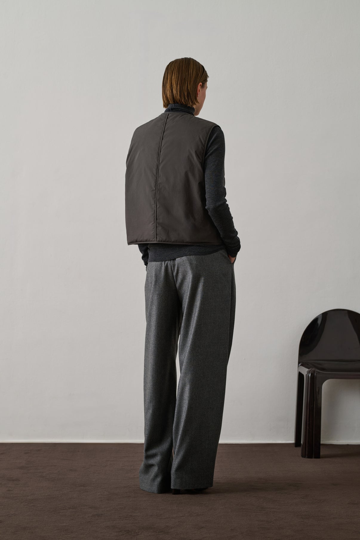 Blouson Desmond Gris Foncé Coton Femme - Main Image