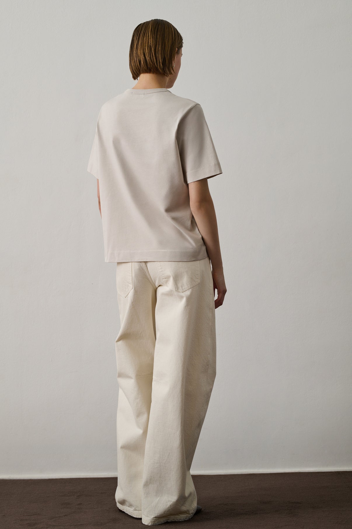 Tee-Shirt Eileen - Craie - Coton - Femme vue 2