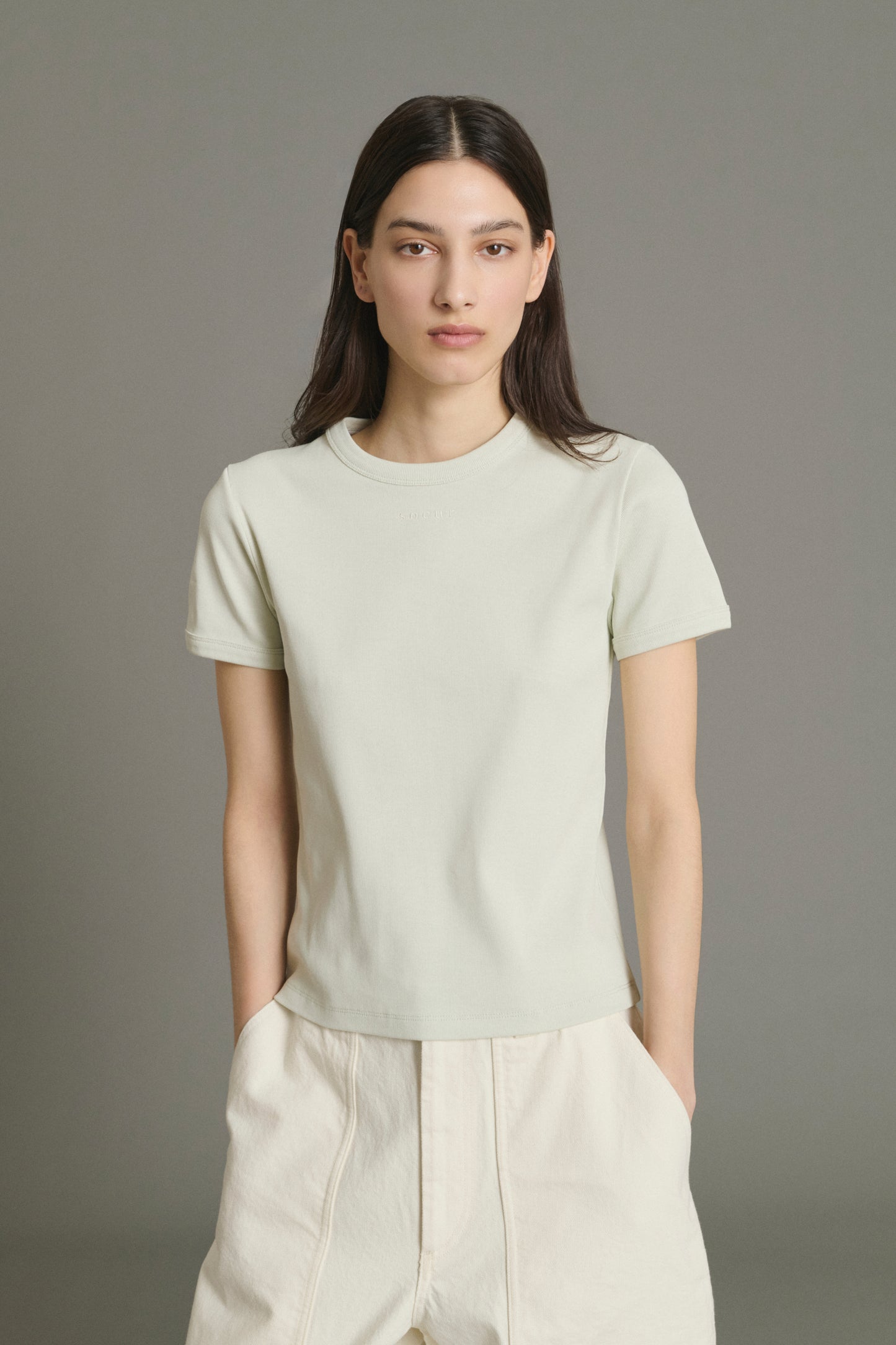 Tee-Shirt Aristide - Menthe - Coton - Femme
