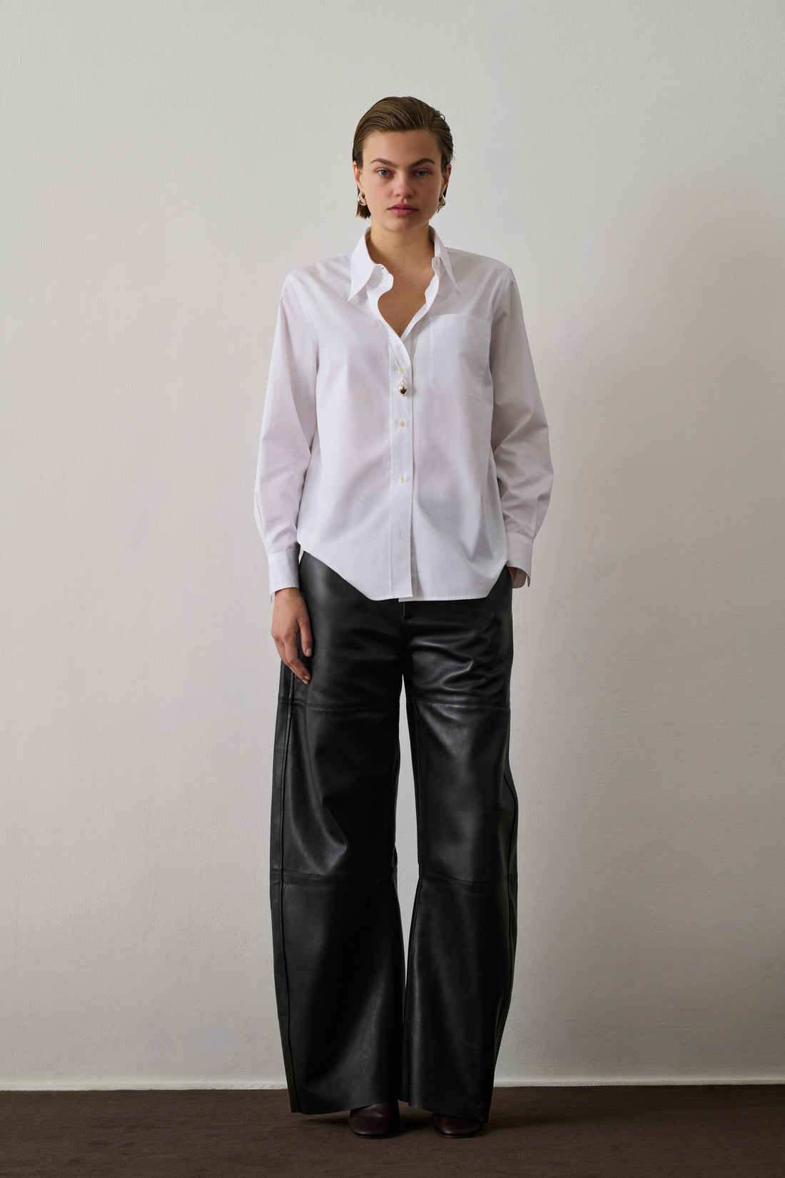 Chemise Saphir - Blanc - Coton - Femme