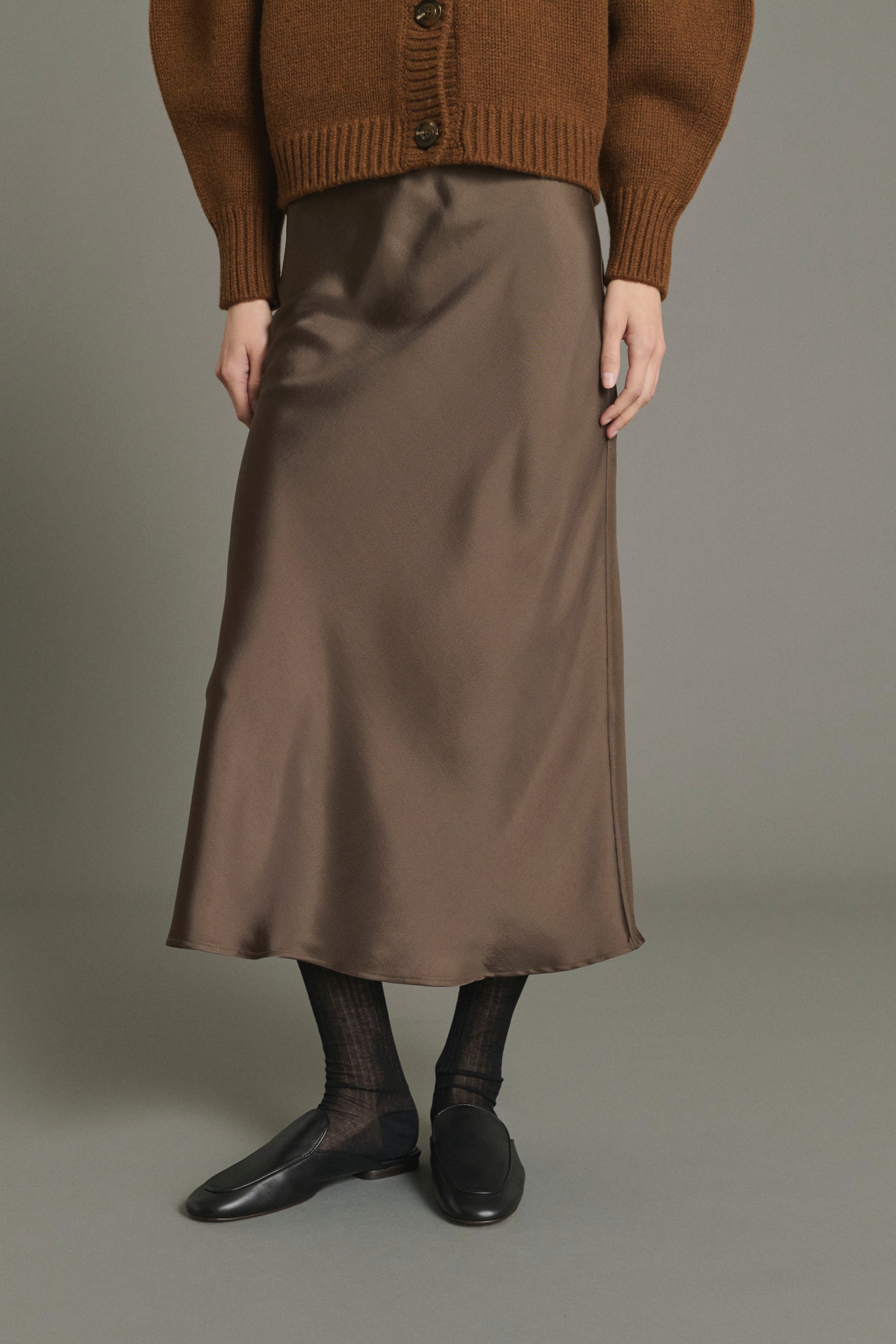 Skirt FEVER Glacé Brown