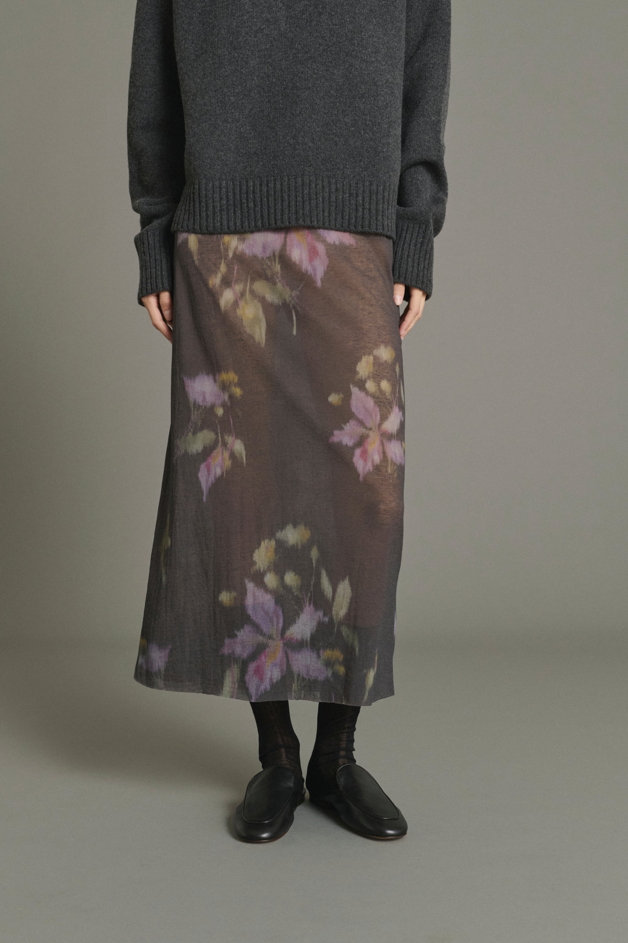 Skirt BAHIA Charcoal/Purple
