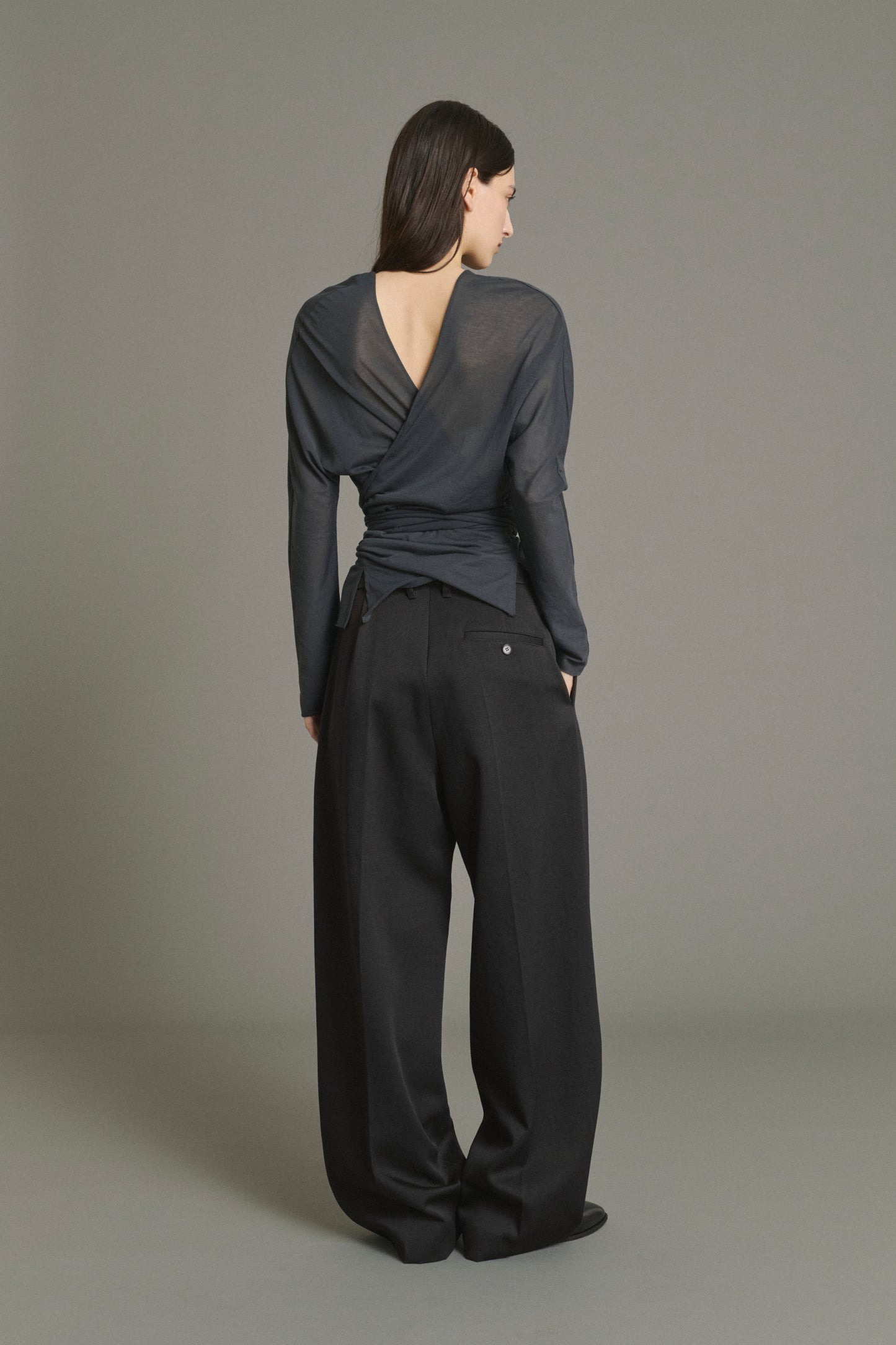 Camiseta Luth - Gris Antracita - Algodón - Mujer