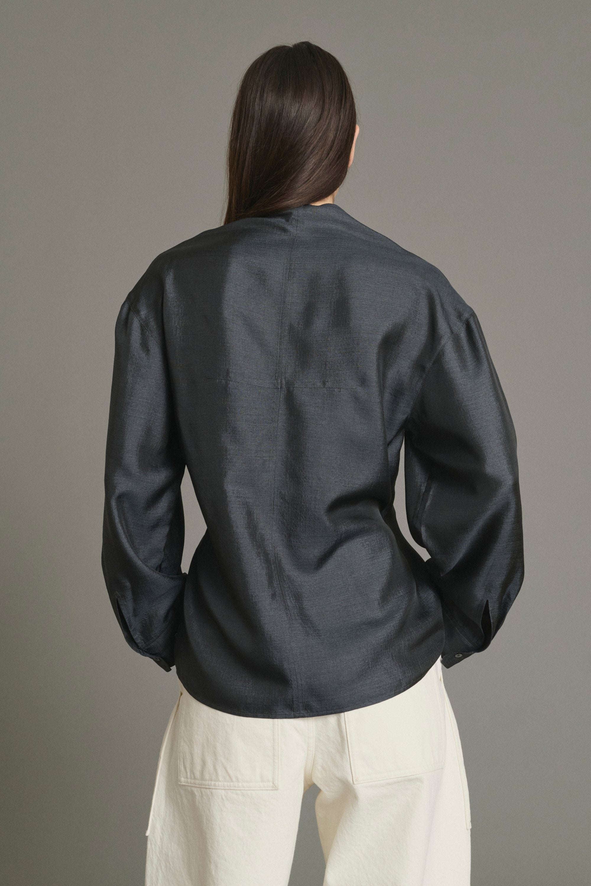 Blouse JENNY Charcoal Gray